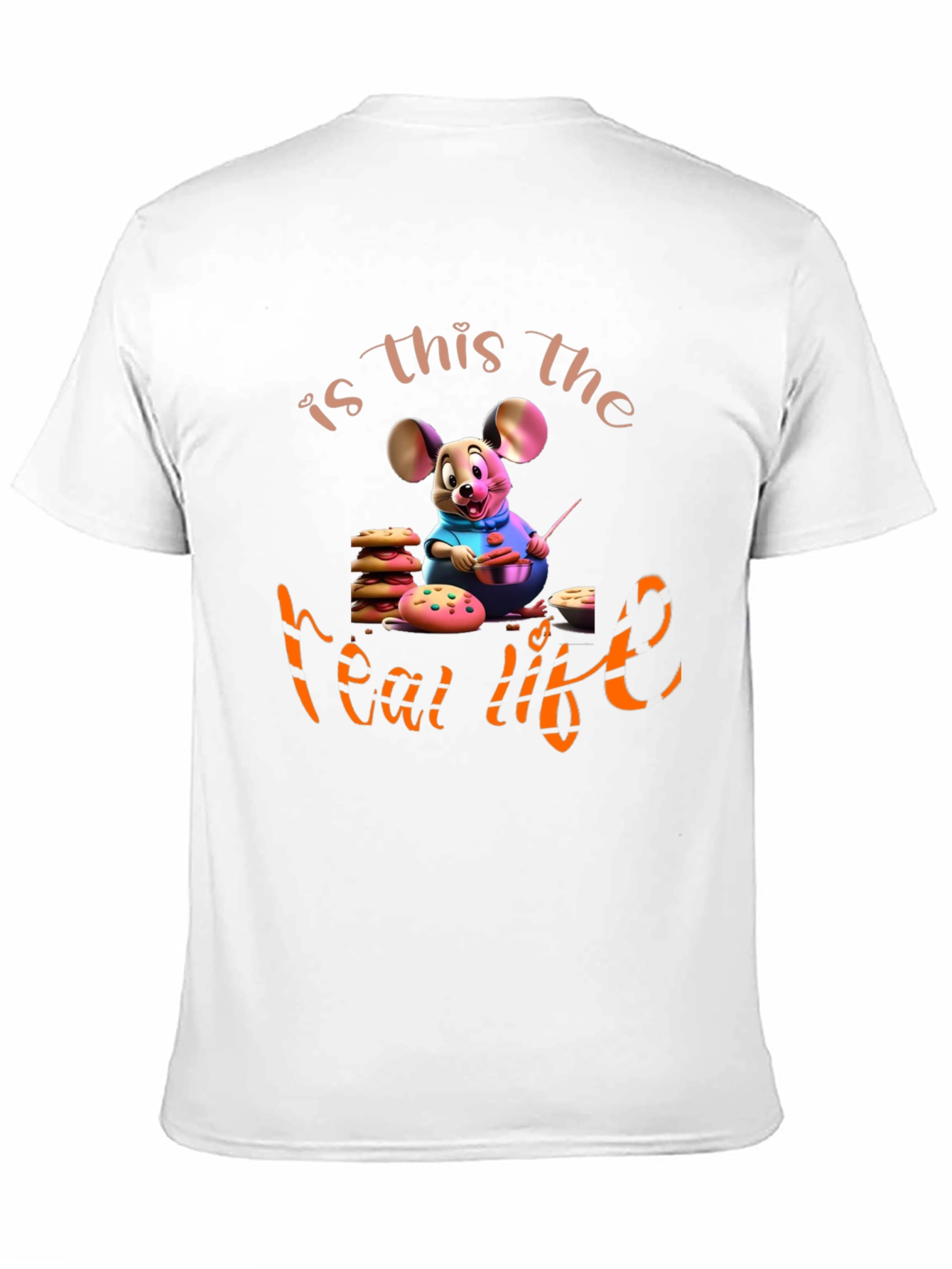 Black Mouse Baker T-Shirt - Is This The Real Life? view 11