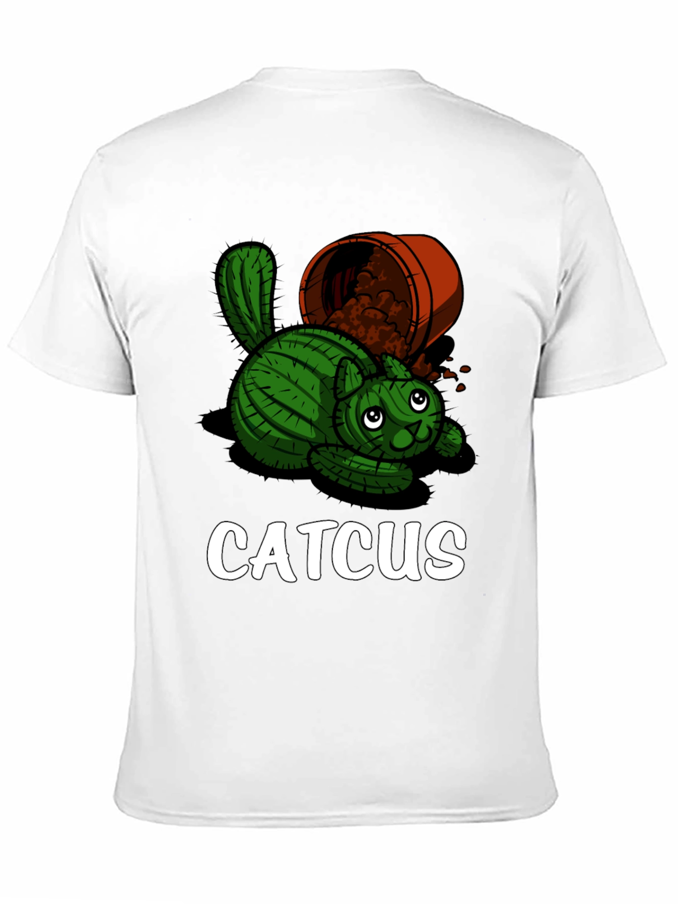 Black Catcus Graphic T-Shirt - Unique Funny Design view 11