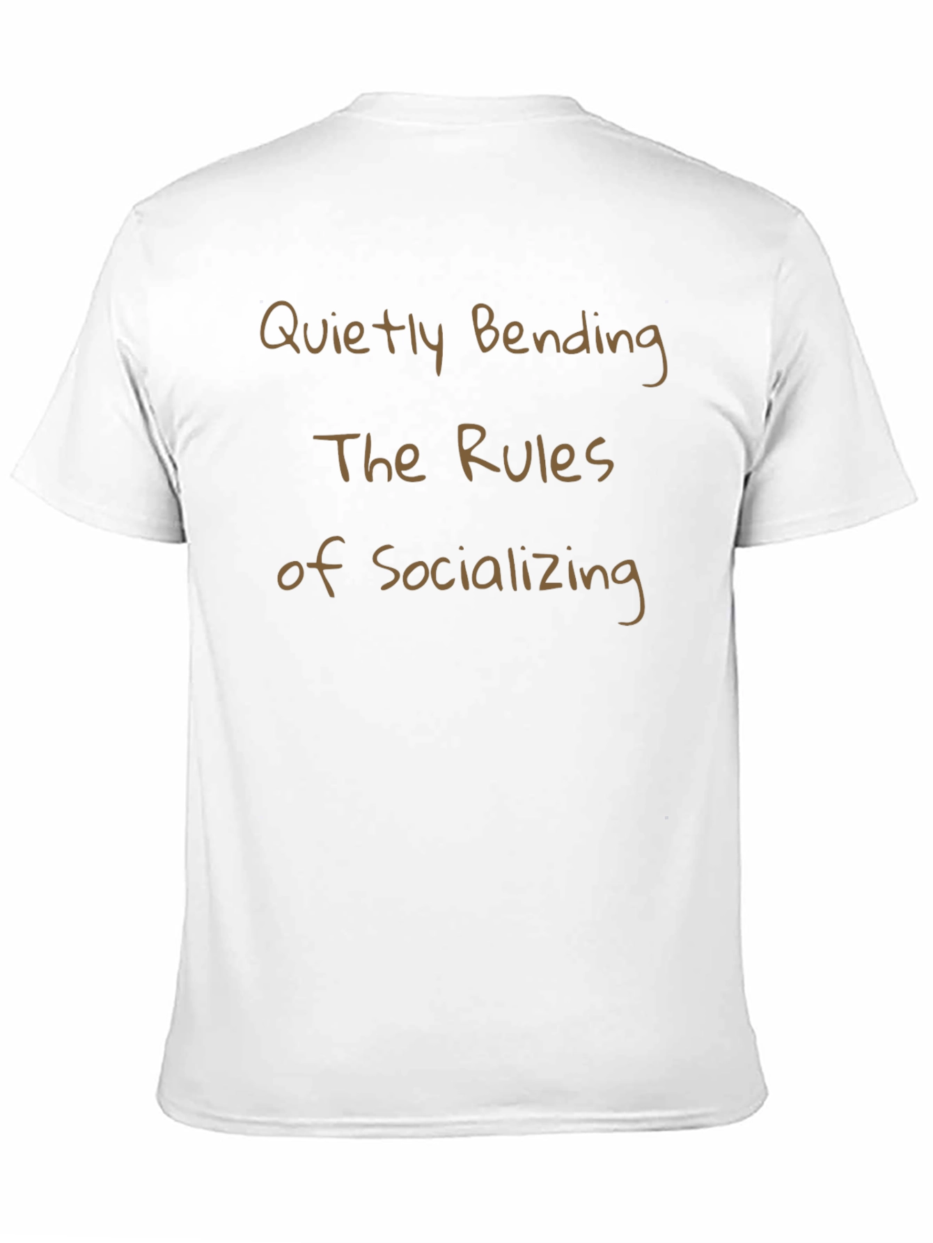 Black Quietly Bending Rules T-Shirt - Socially Awkward Apparel view 11