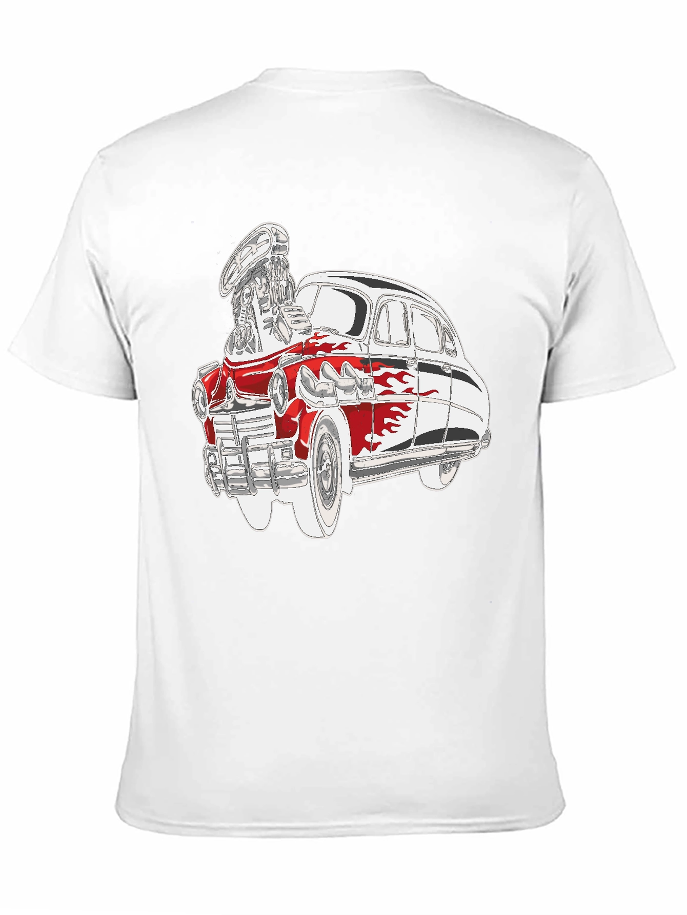 Black Vintage Car Graphic Tee view 11