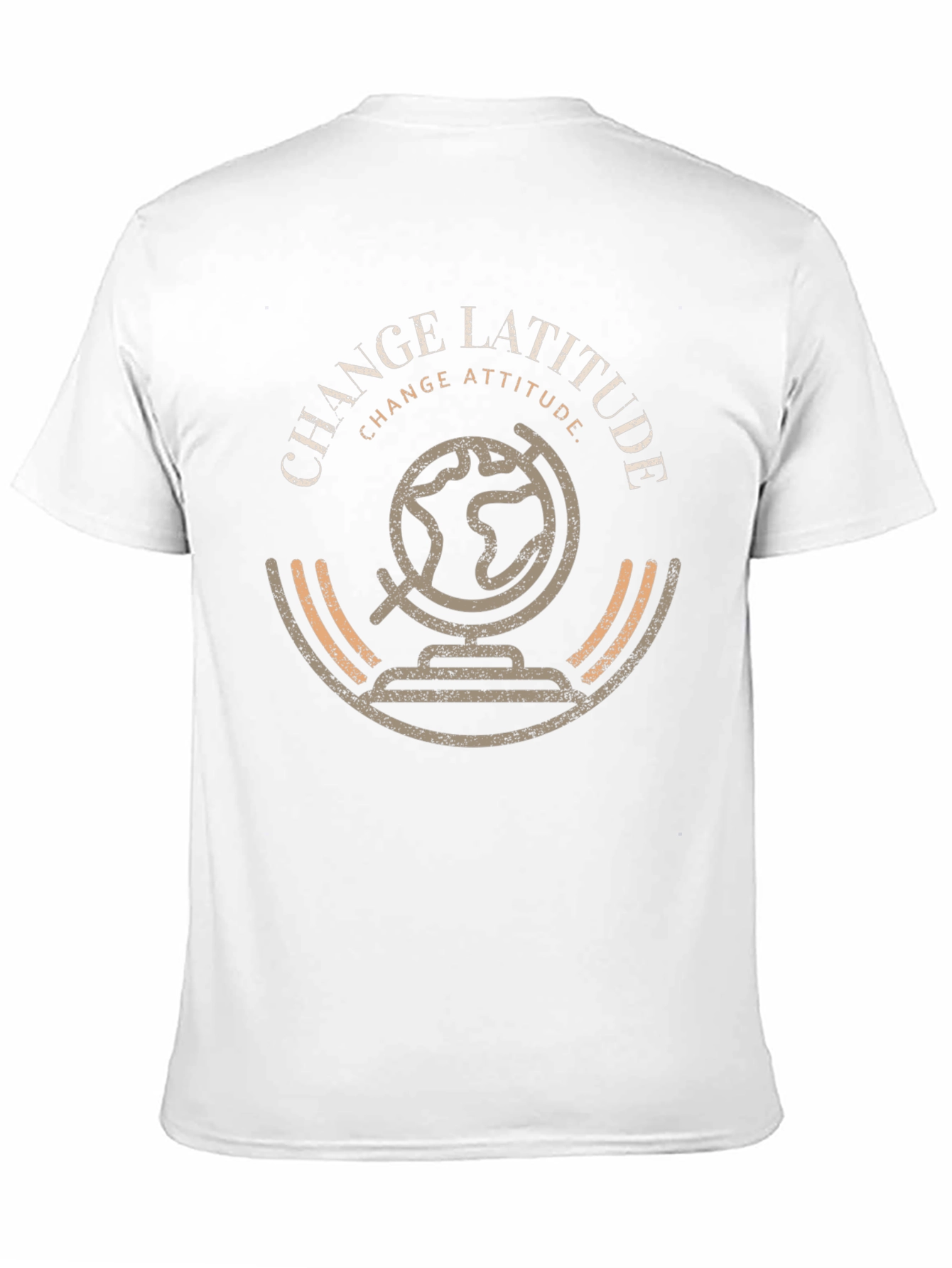 Black Change Latitude Attitude Graphic T-Shirt view 11