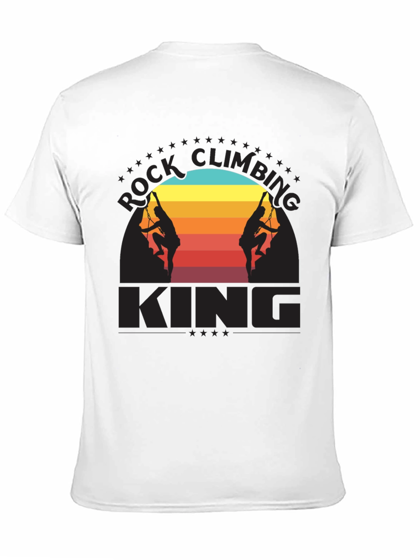 Black Rock Climbing King Graphic T-Shirt view 11