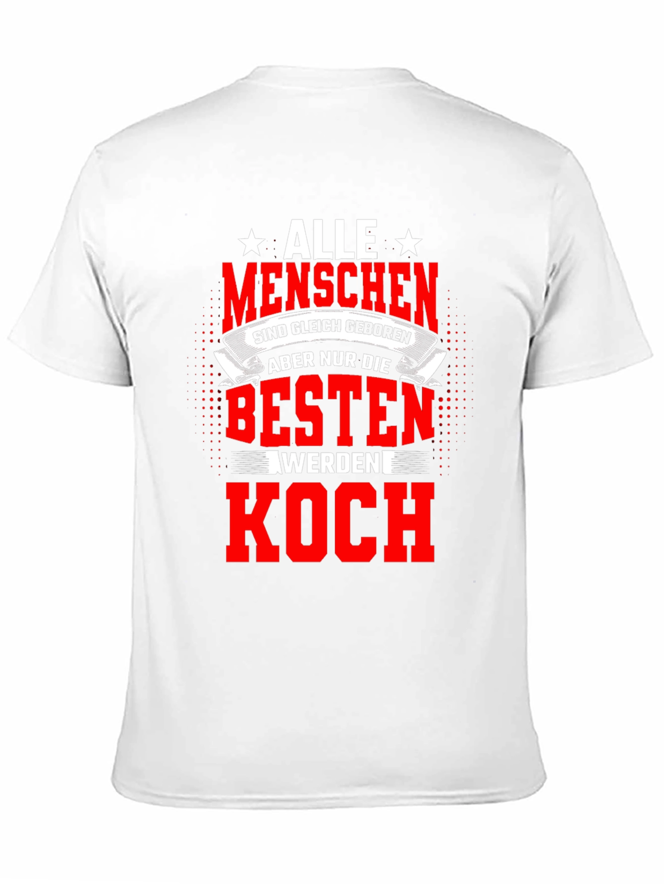 Black Alle Menschen Koch T-Shirt - Funny Chef Tee view 11