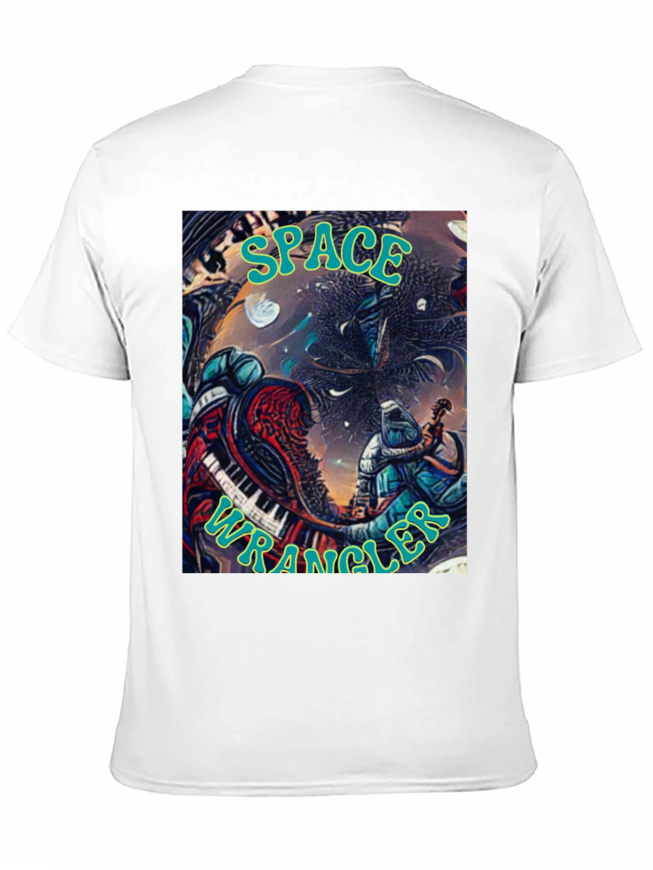Black Space Wrangler Graphic T-Shirt view 11