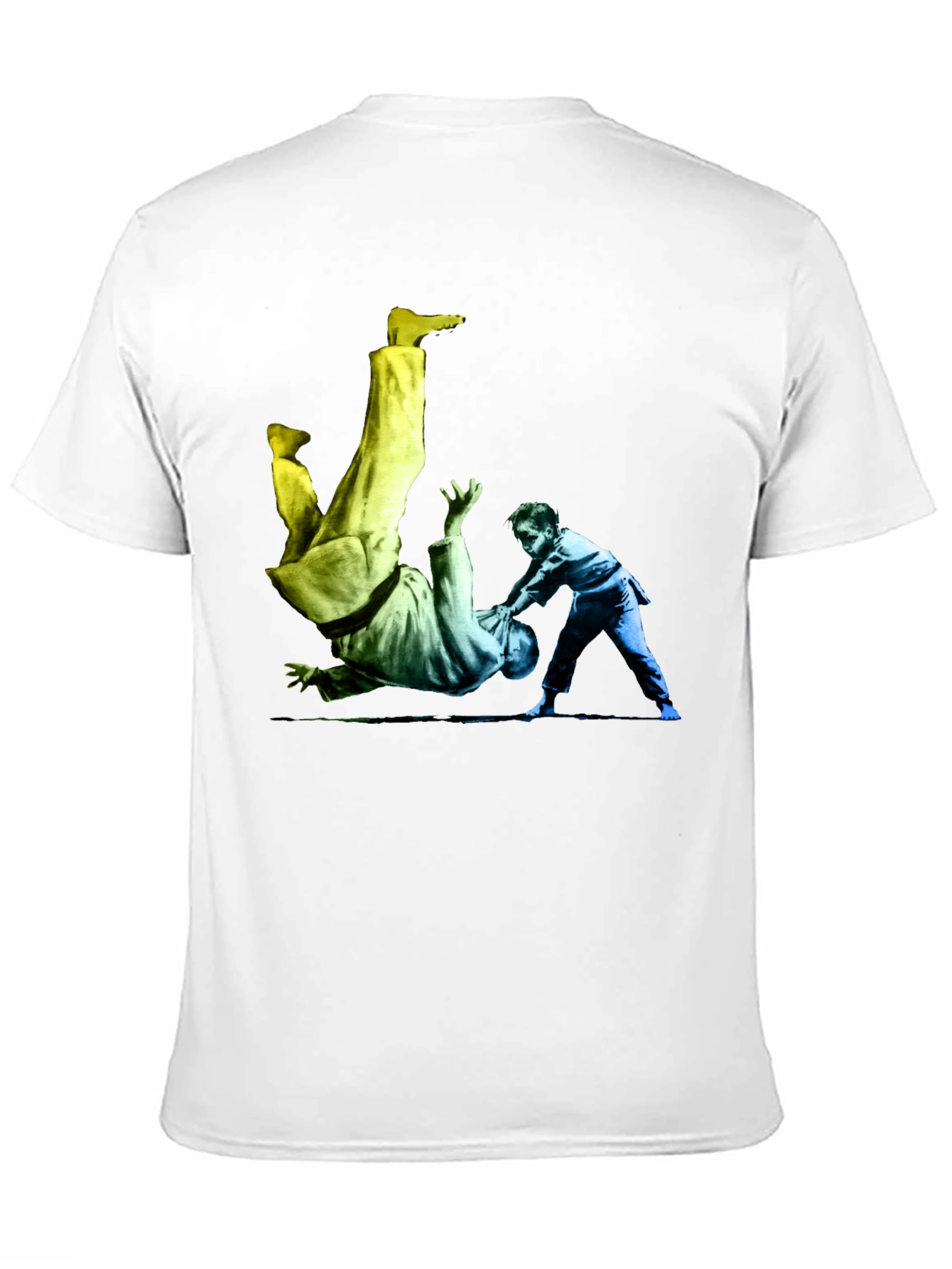 Black Judo Throw Graphic Black T-Shirt view 11