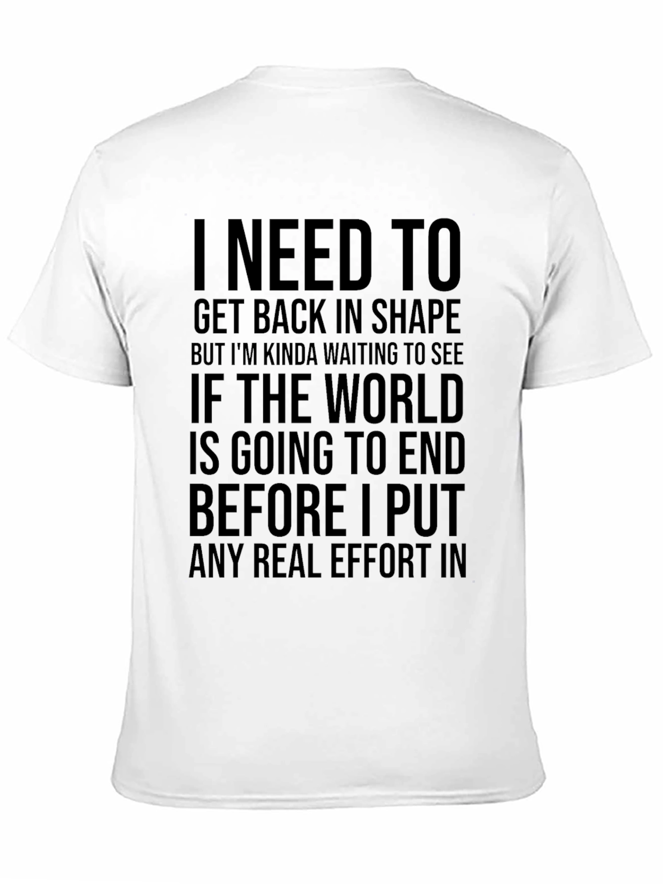 Black Humorous Graphic Tee - World Ending view 11