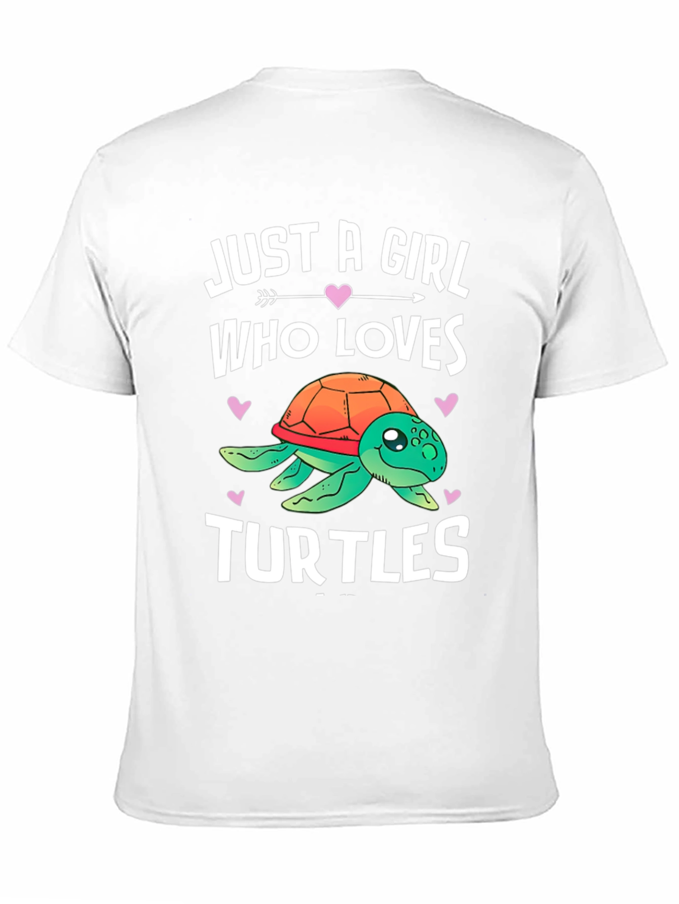 Black Girl Who Loves Turtles Black T-Shirt view 11