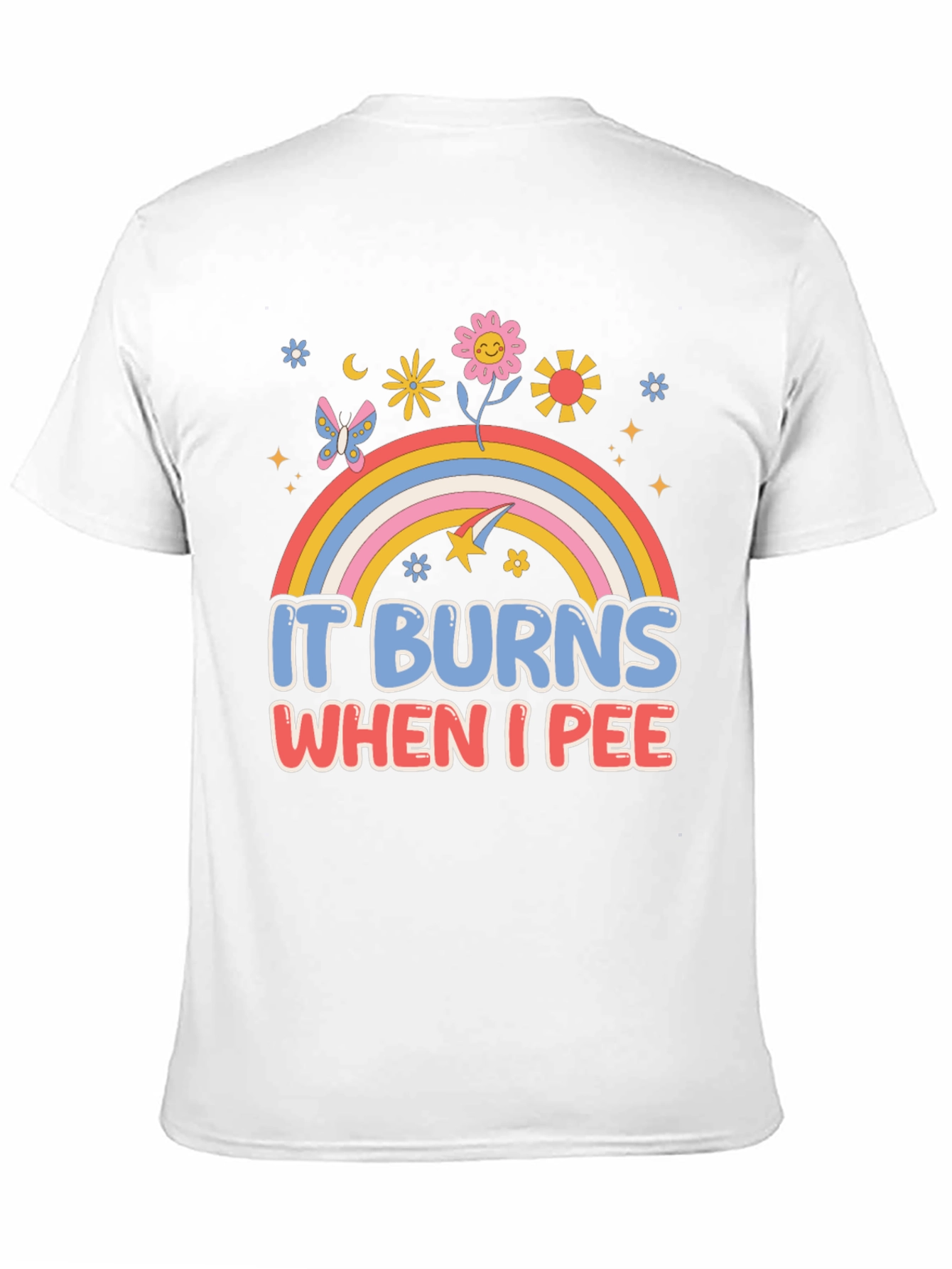Black It Burns When I Pee Graphic Tee view 11