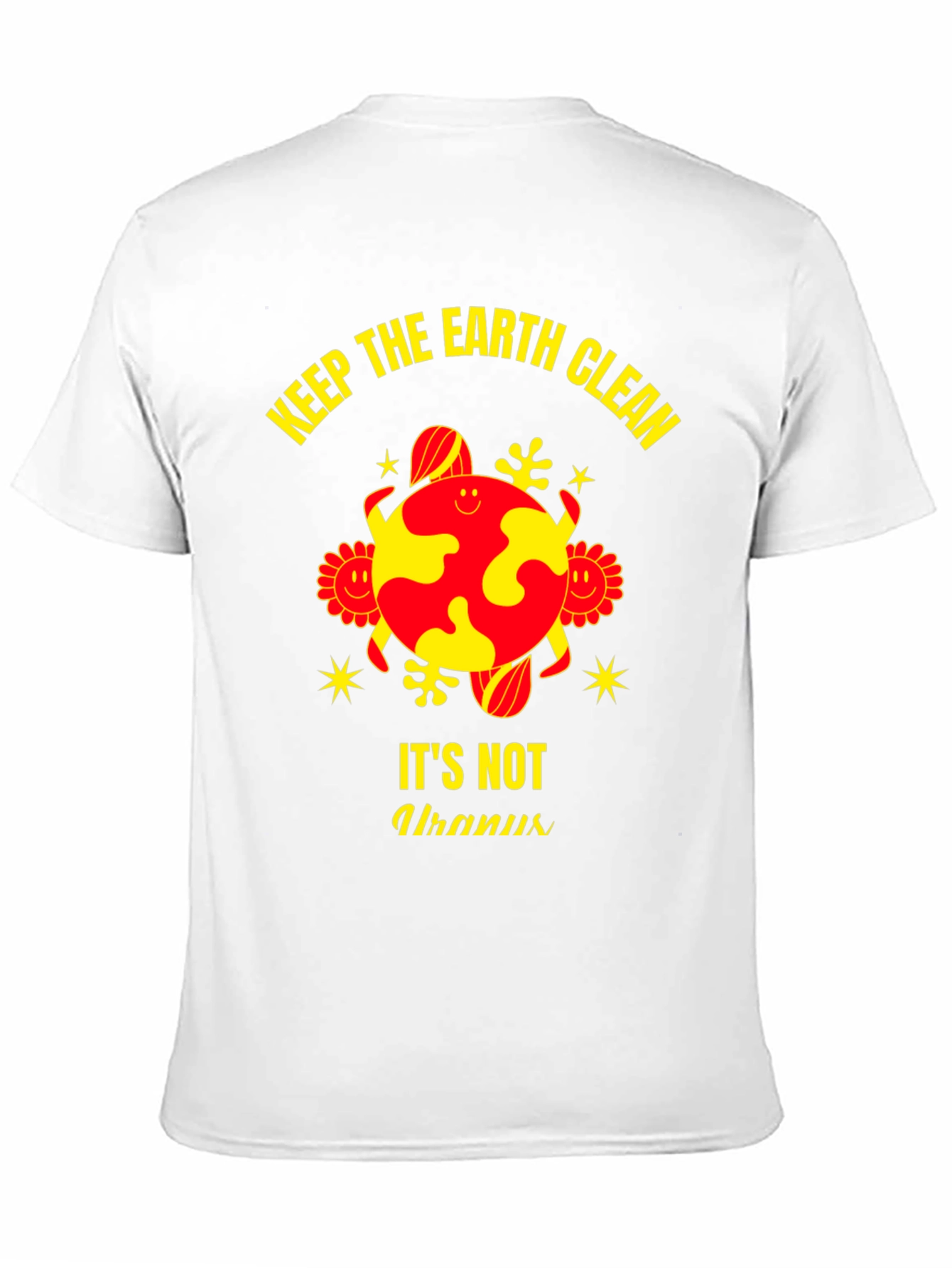 Black Keep Earth Clean T-Shirt - Save the Planet Tee view 11