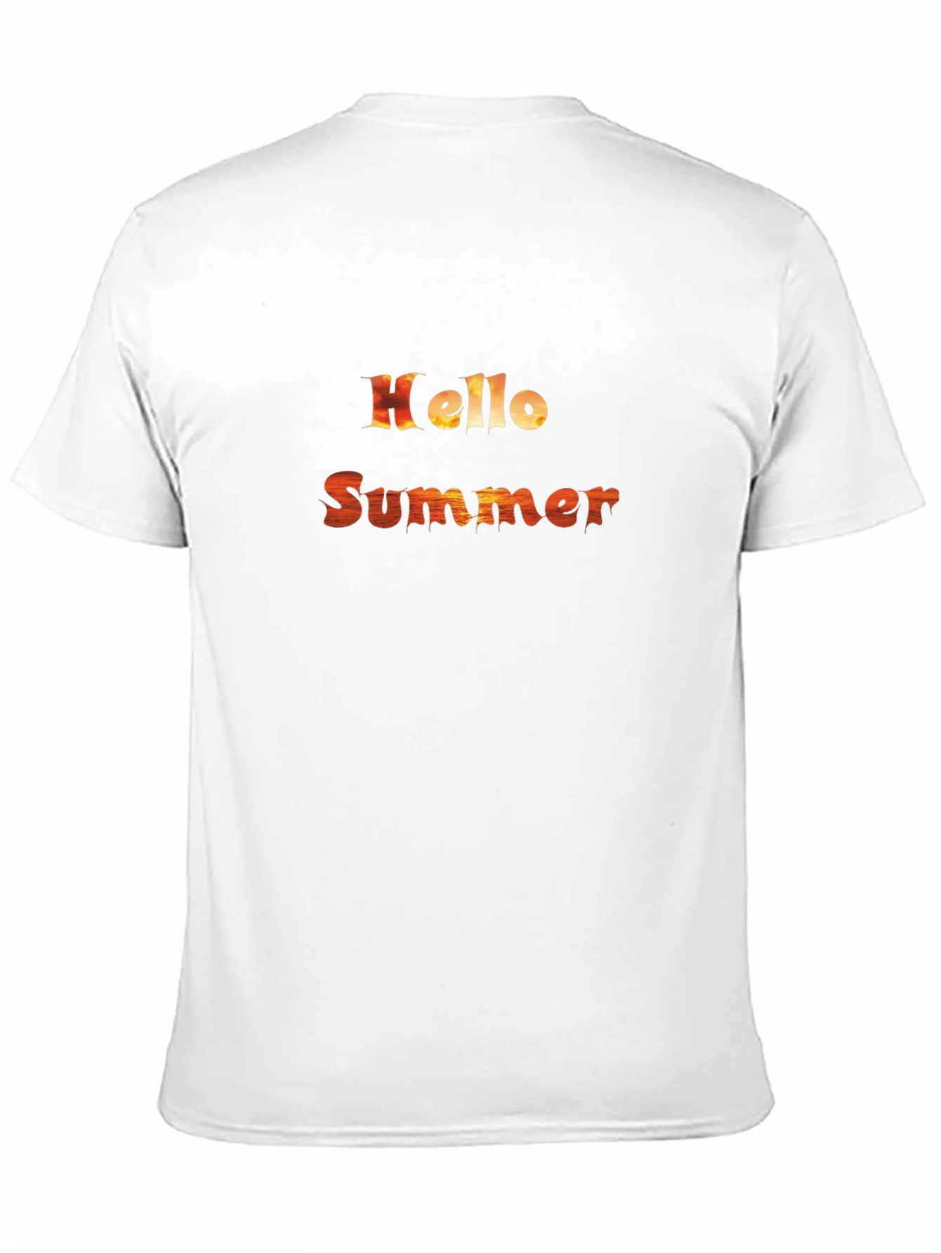 Black Hello Summer Graphic Tee - Men's Black T-Shirt view 11
