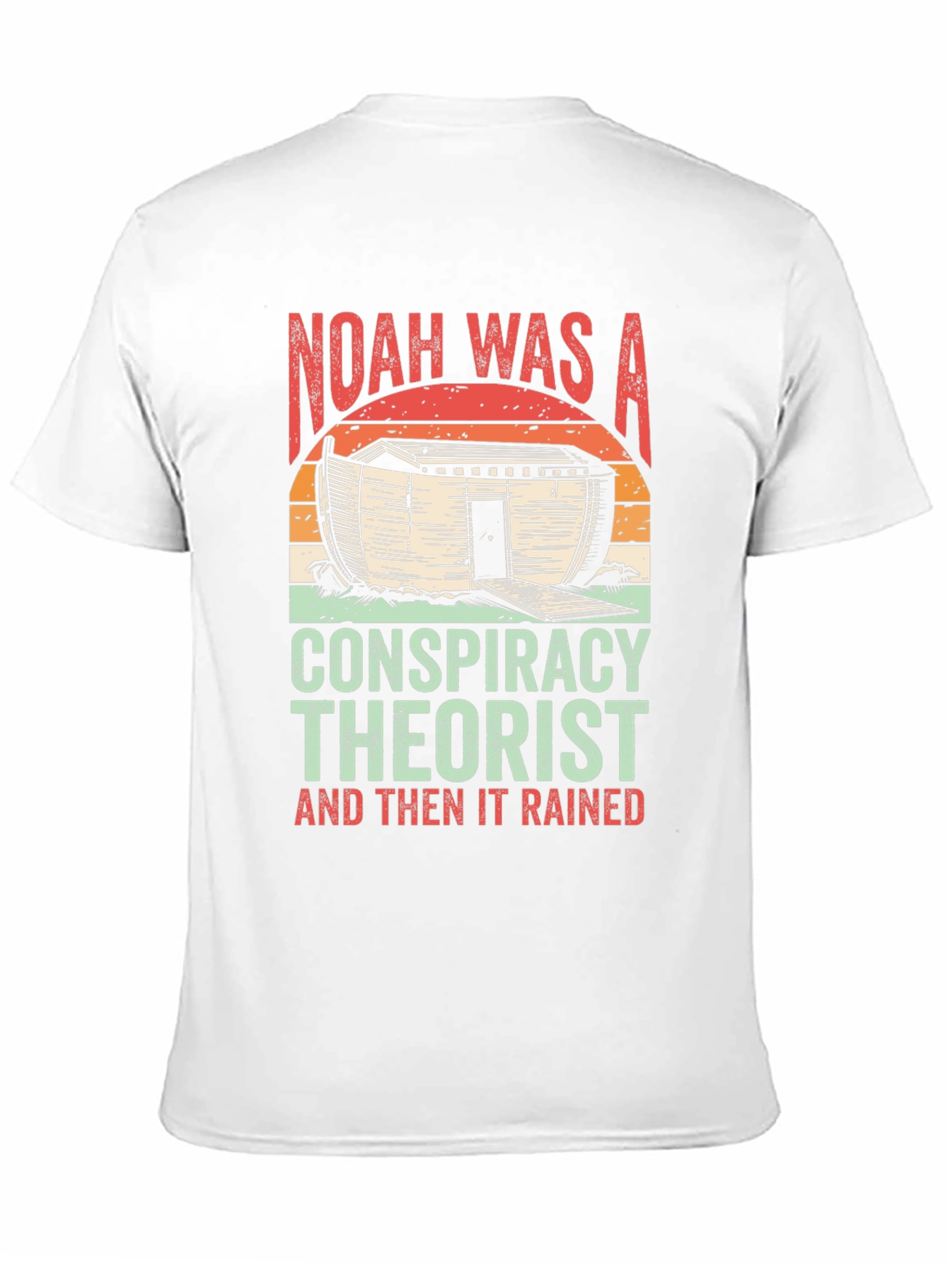 Black Noah Was A Conspiracy Theorist T-Shirt view 11