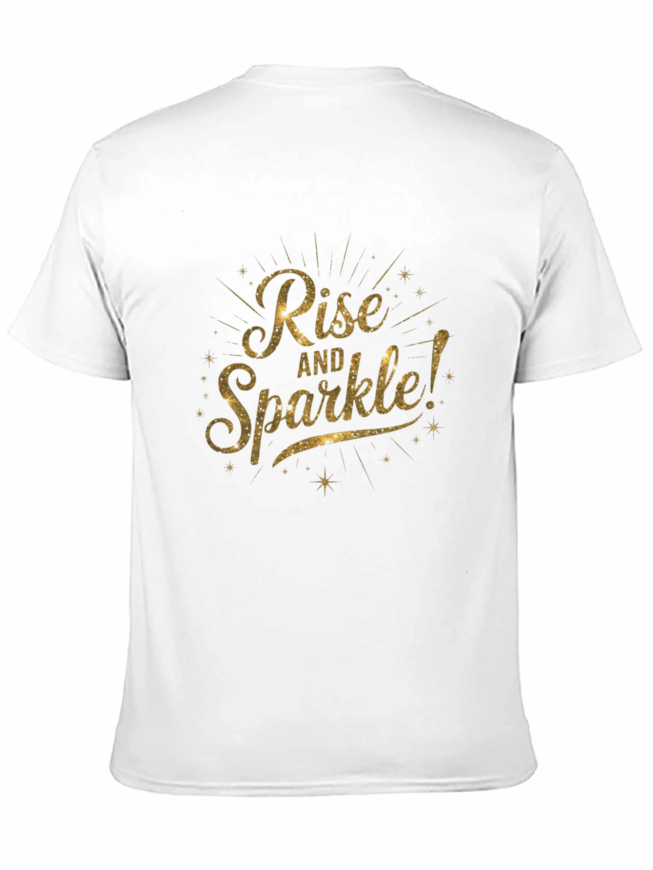 Black Rise and Sparkle Graphic T-Shirt view 11