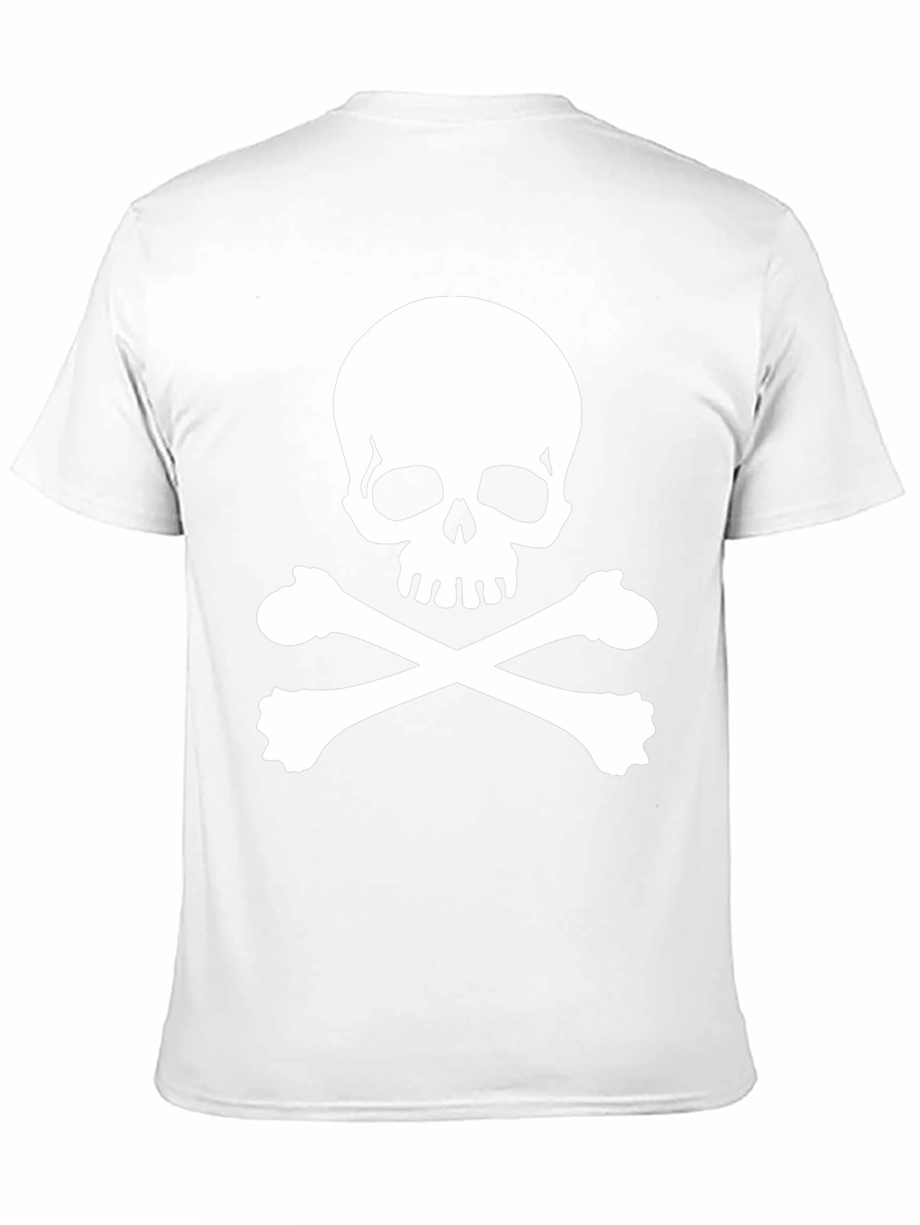 Black Skull & Crossbones Black T-Shirt - Pirate Style! view 11
