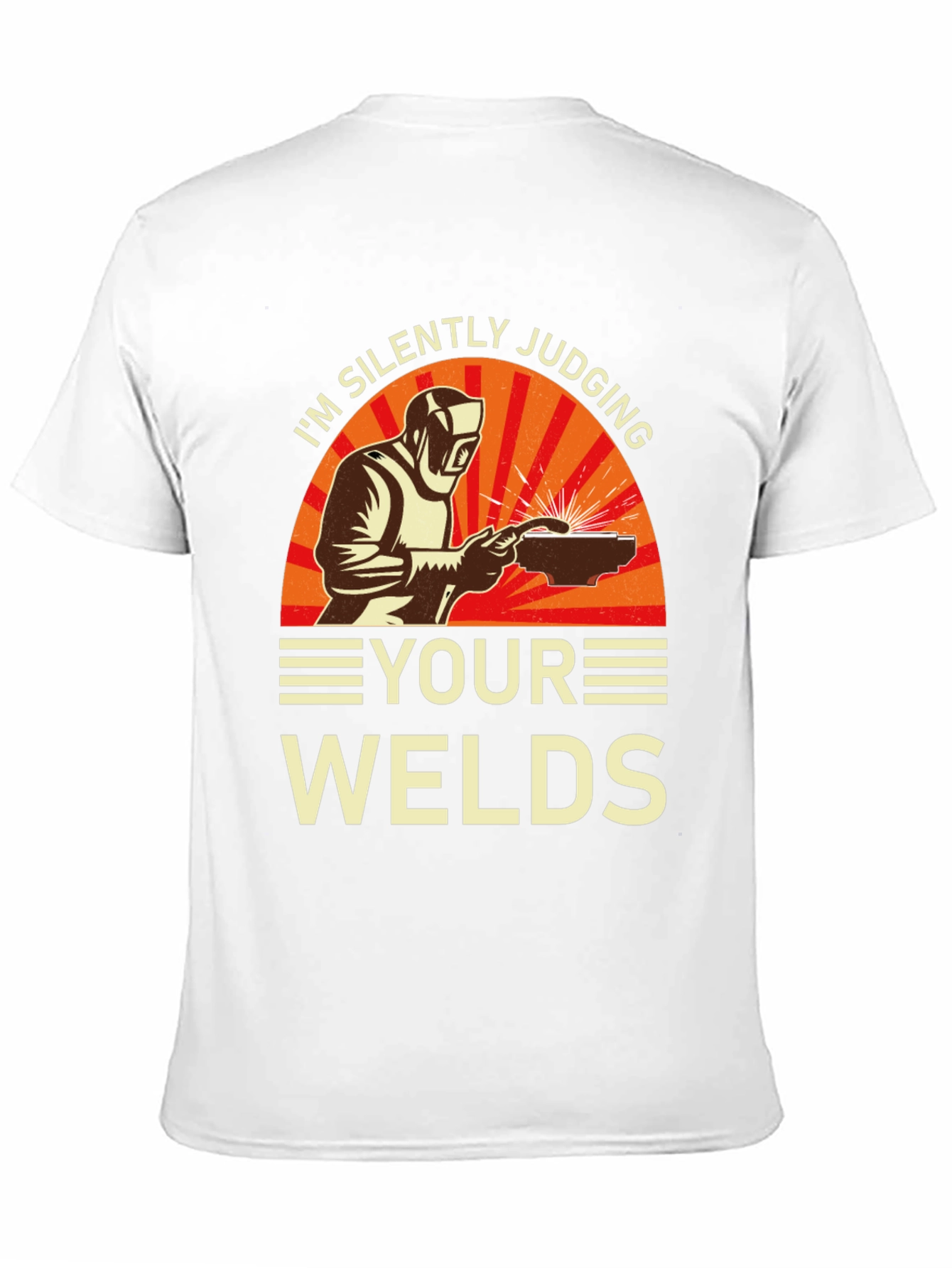 Black Welder T-Shirt - Silently Judging Your Welds Funny Tee view 11
