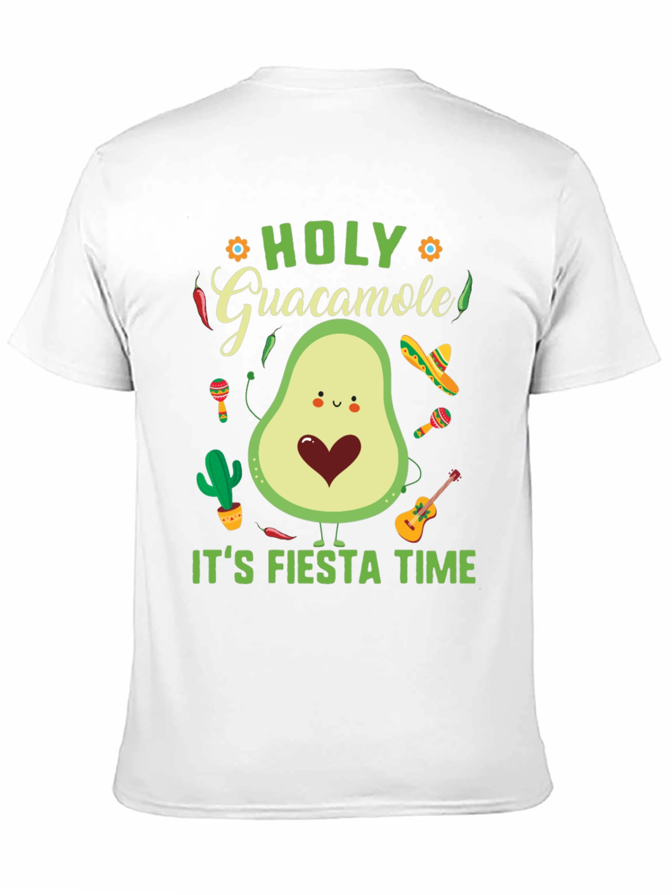 Black Fiesta Time Avocado Graphic Tee view 11