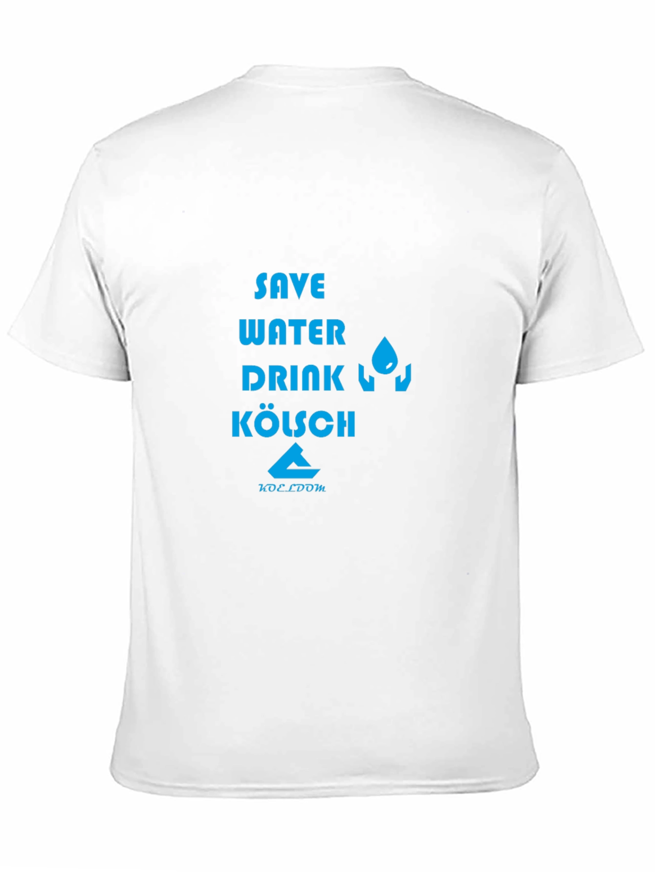 Black Save Water Drink Kölsch Graphic Tee view 11