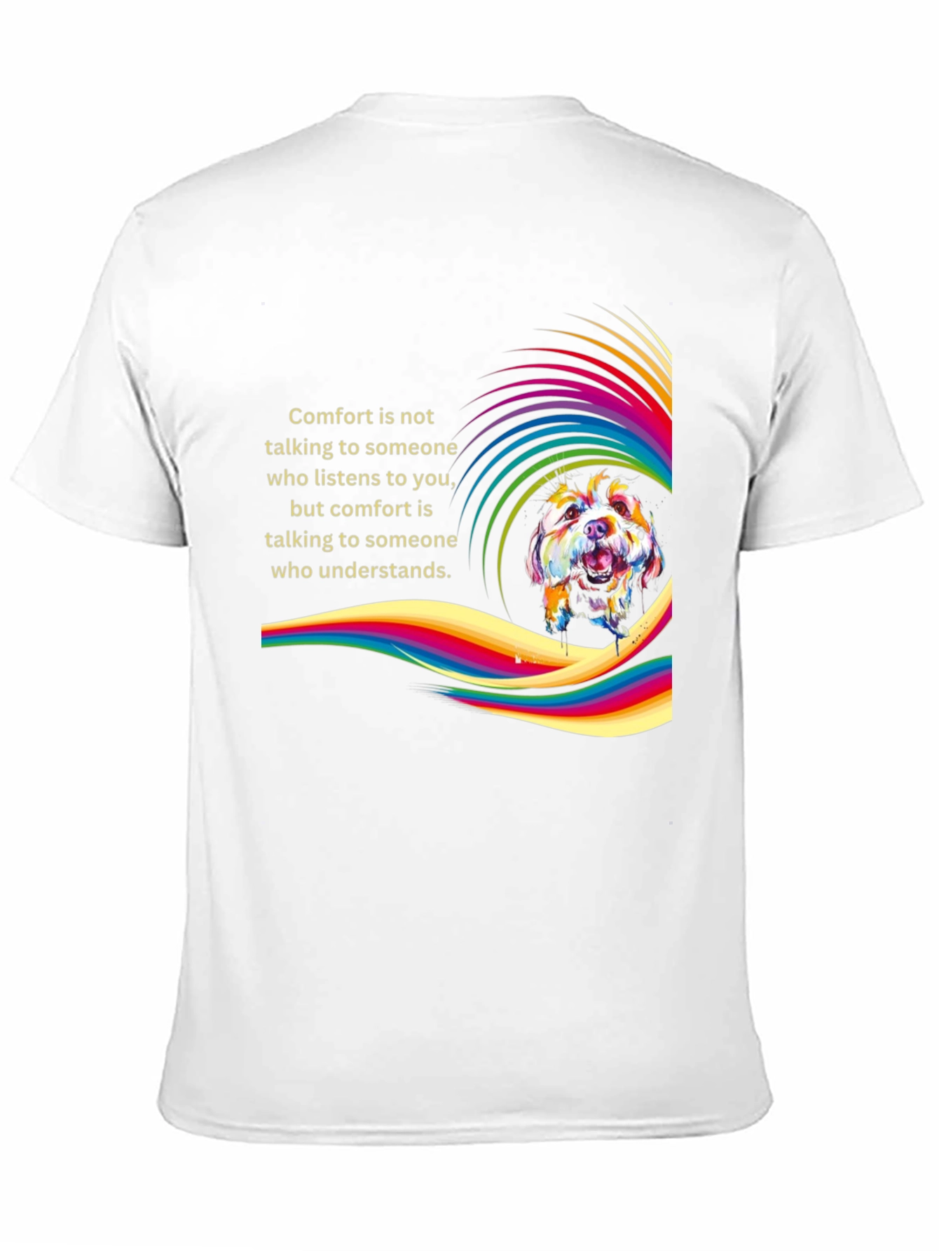 Black Comfort Dog T-Shirt - Stylish Graphic Tee for Pet Lovers view 11