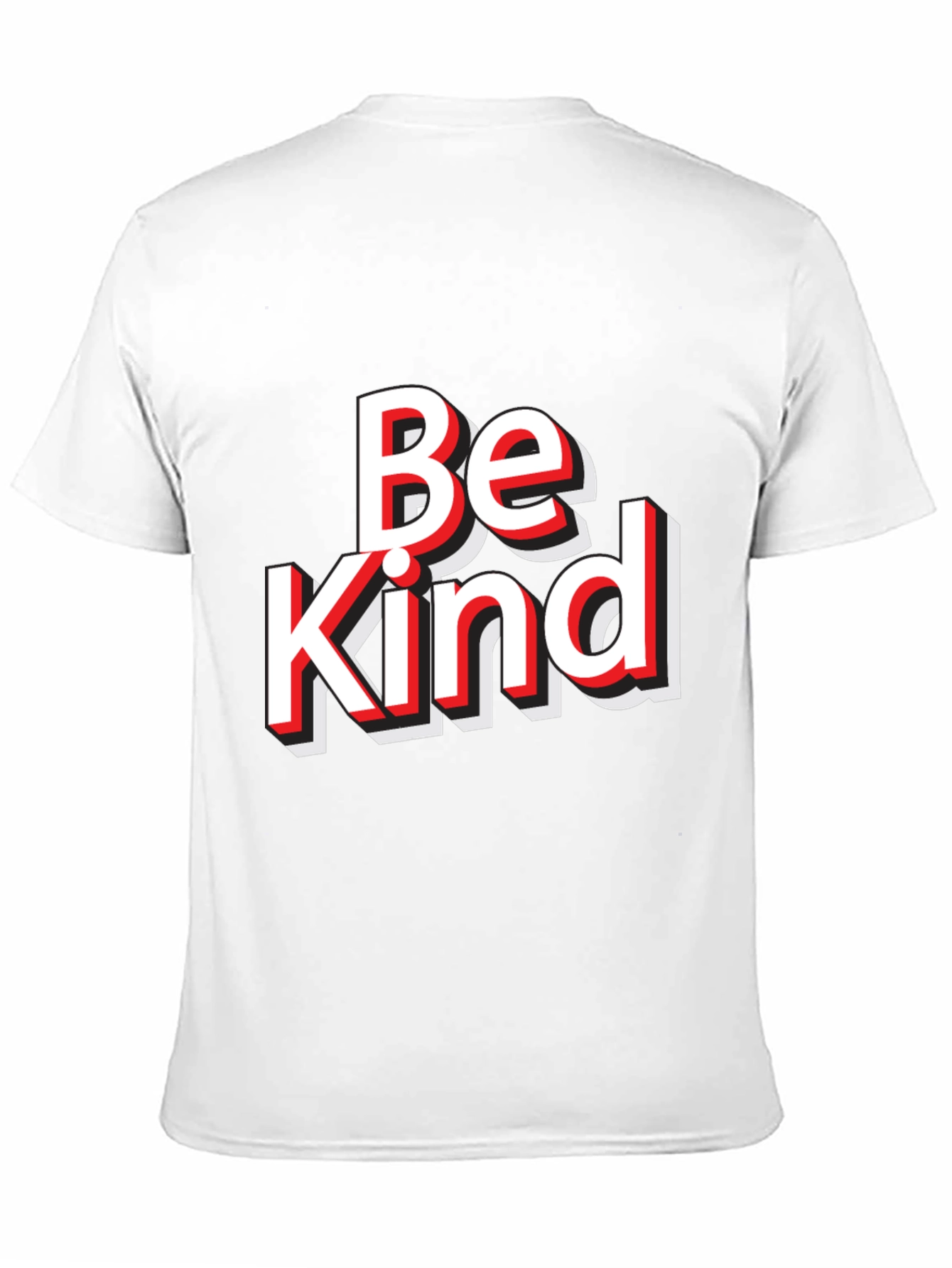 Black Be Kind Graphic Tee - Black Cotton Blend T-Shirt view 11