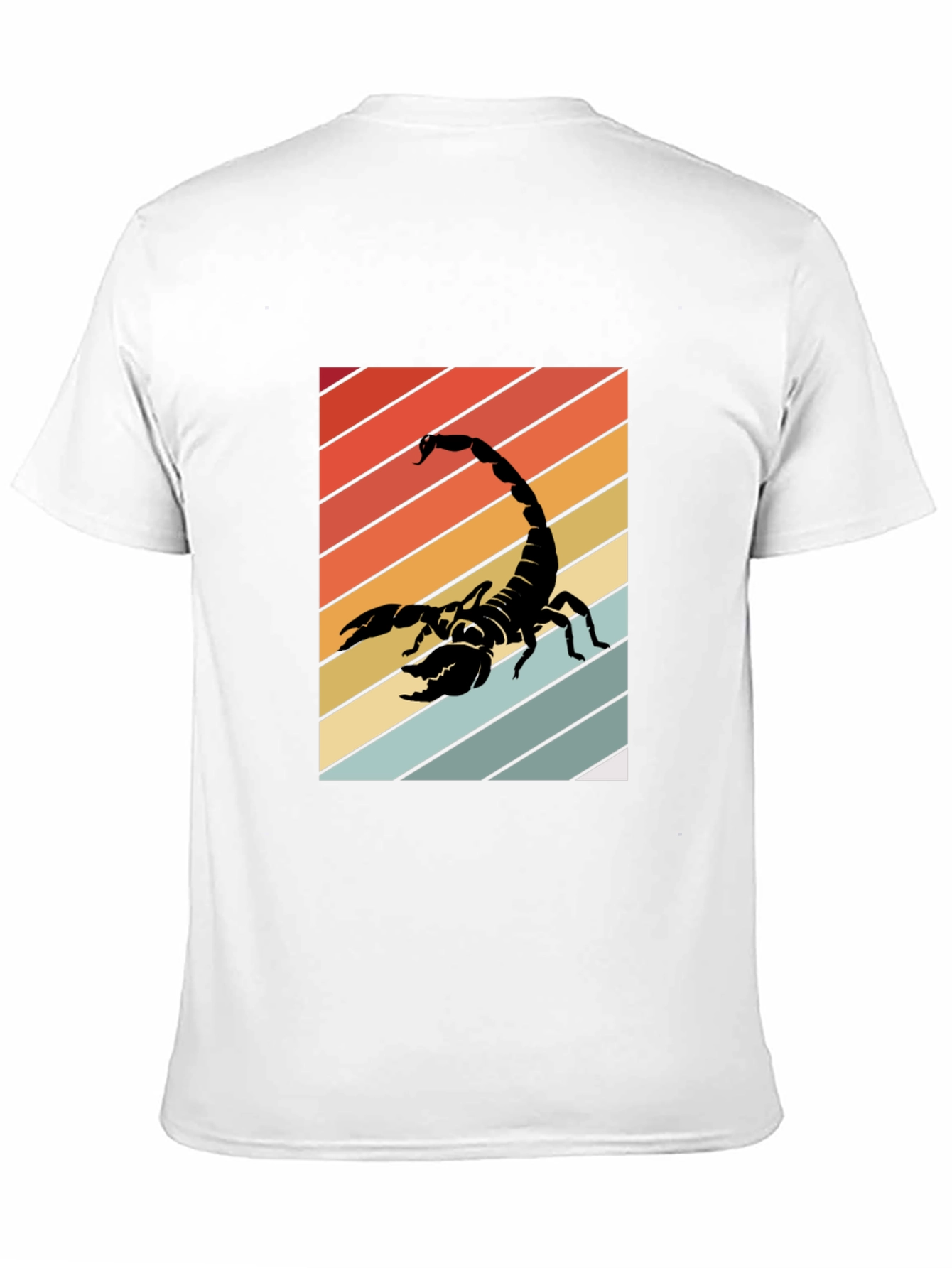 Black Retro Scorpion Graphic Tee - Black view 11