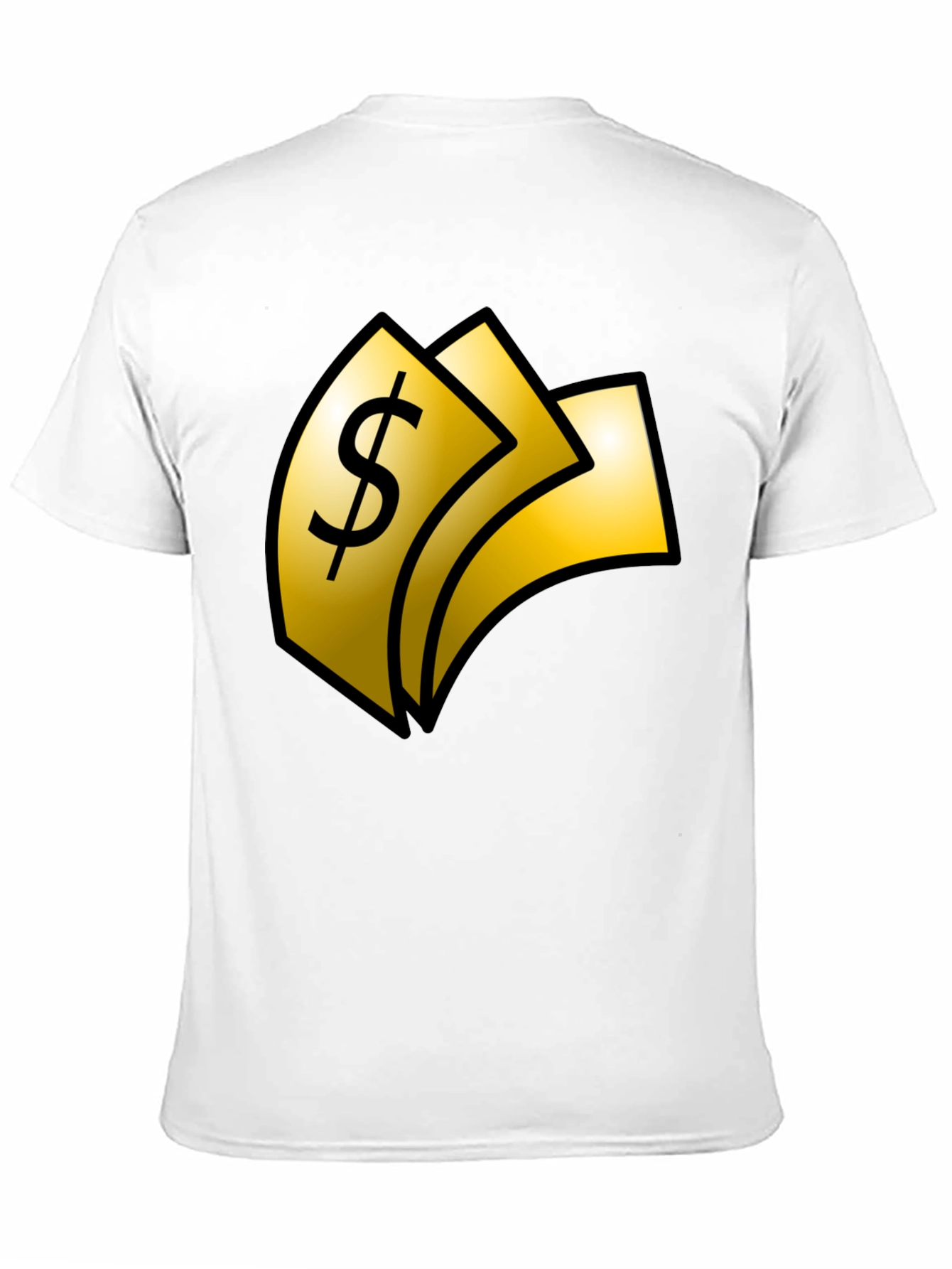 Black Money Graphic T-Shirt - Black view 11