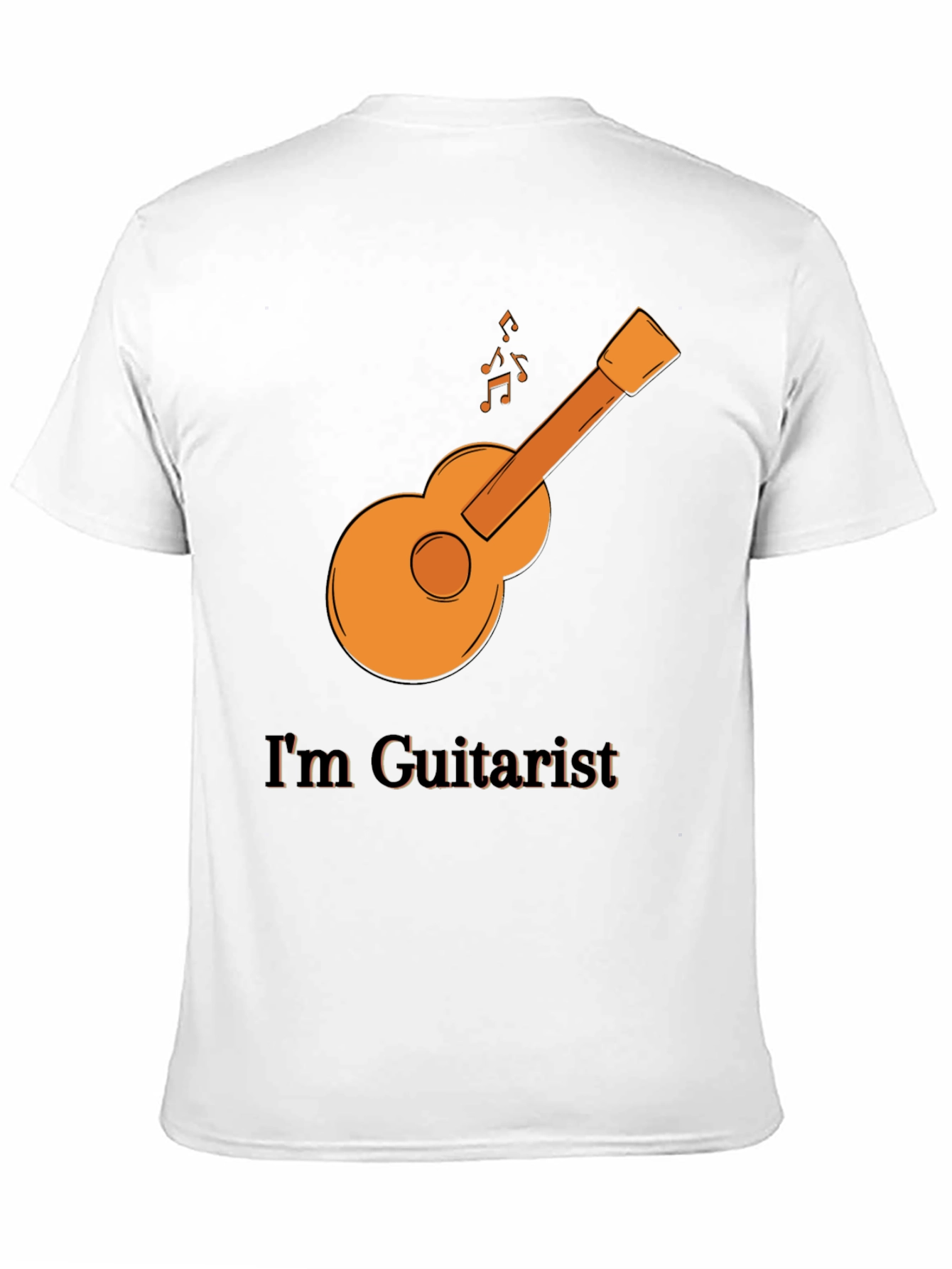 Black Guitarist T-Shirt - Music Lover Tee view 11