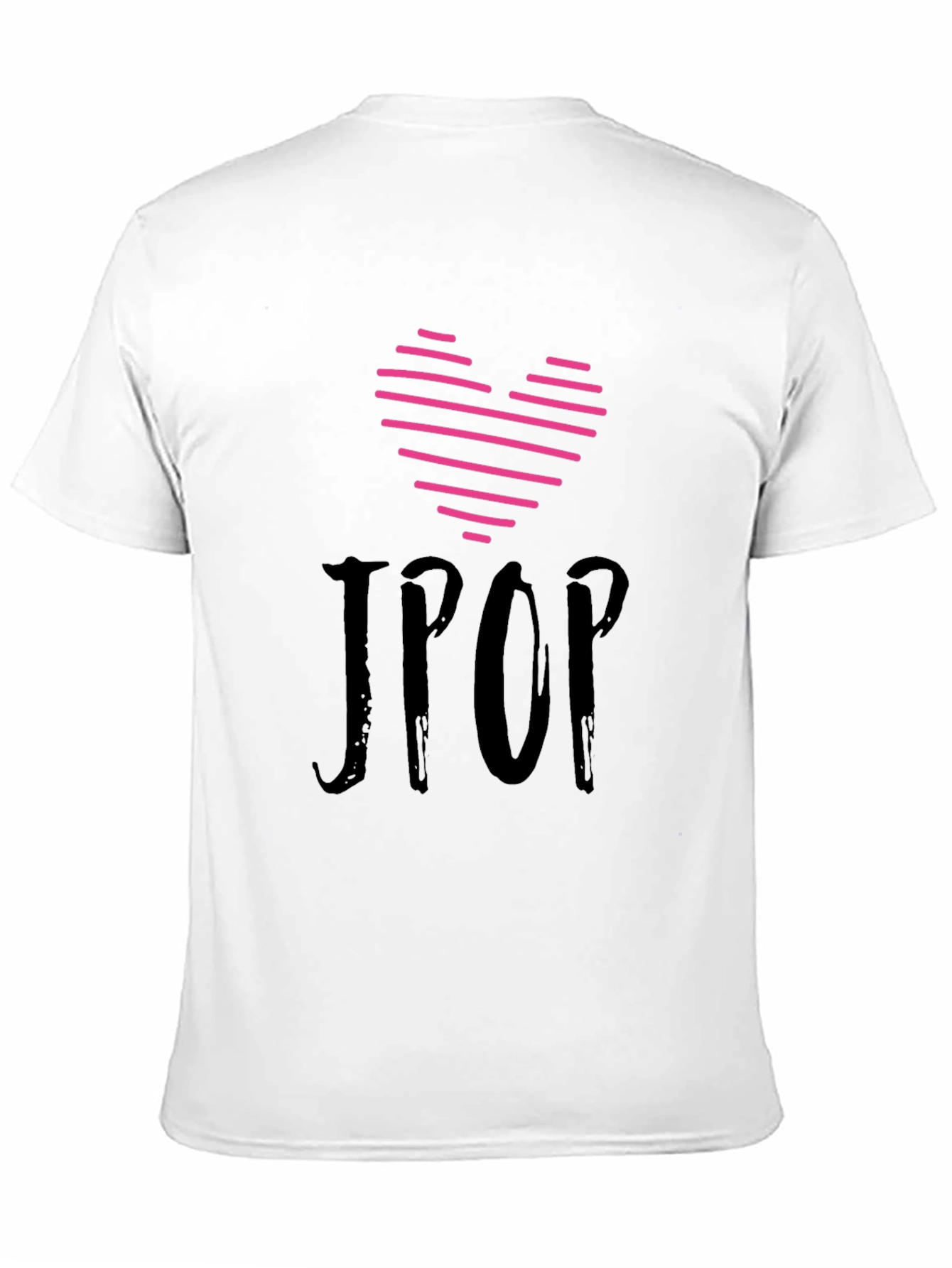 Black I Heart JPOP Tee - Stylish Graphic T-Shirt view 11