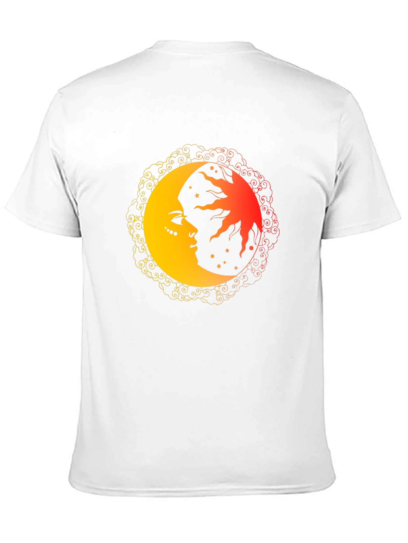 Black Celestial Sun and Moon Graphic Tee view 11