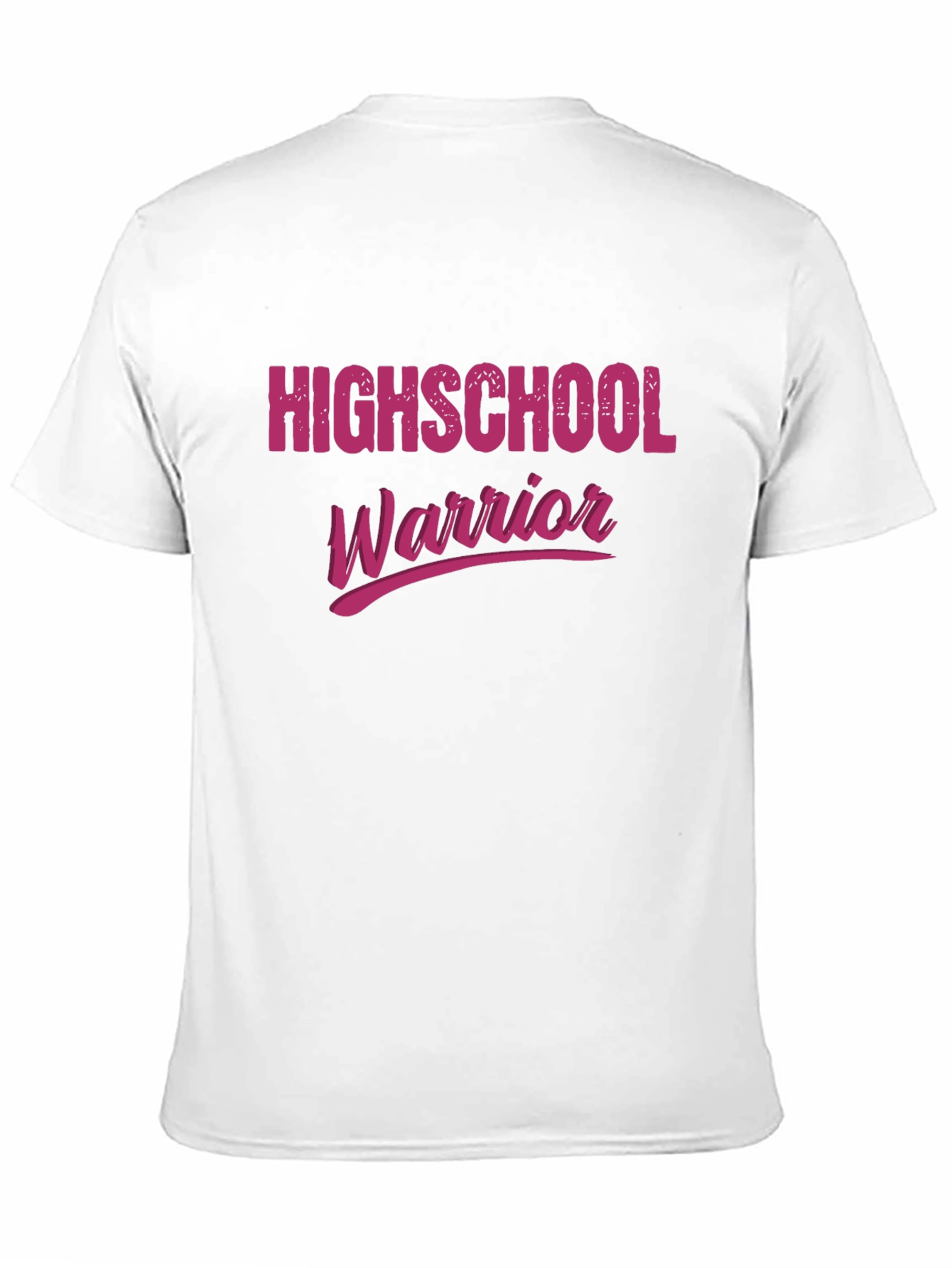 Black Highschool Warrior T-Shirt - Black view 11
