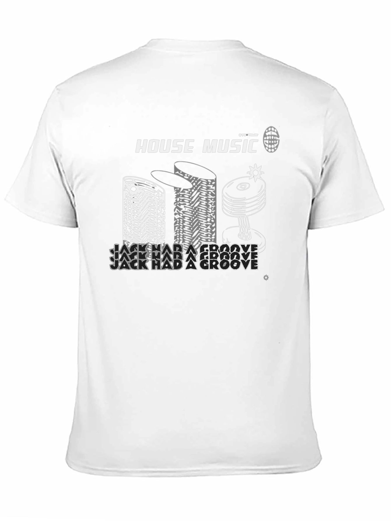Black House Music Graphic T-Shirt view 11