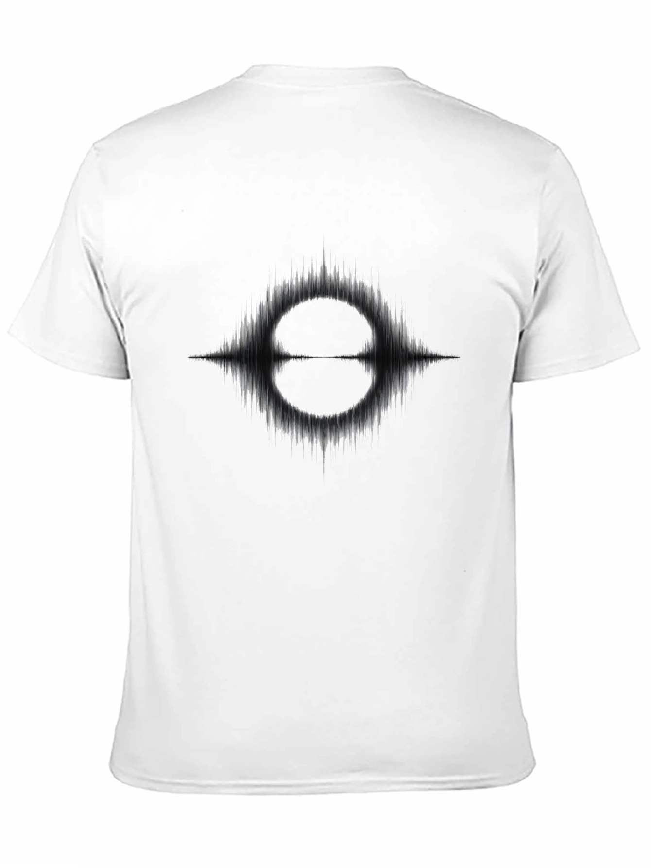 Black Abstract Graphic Print T-Shirt view 11