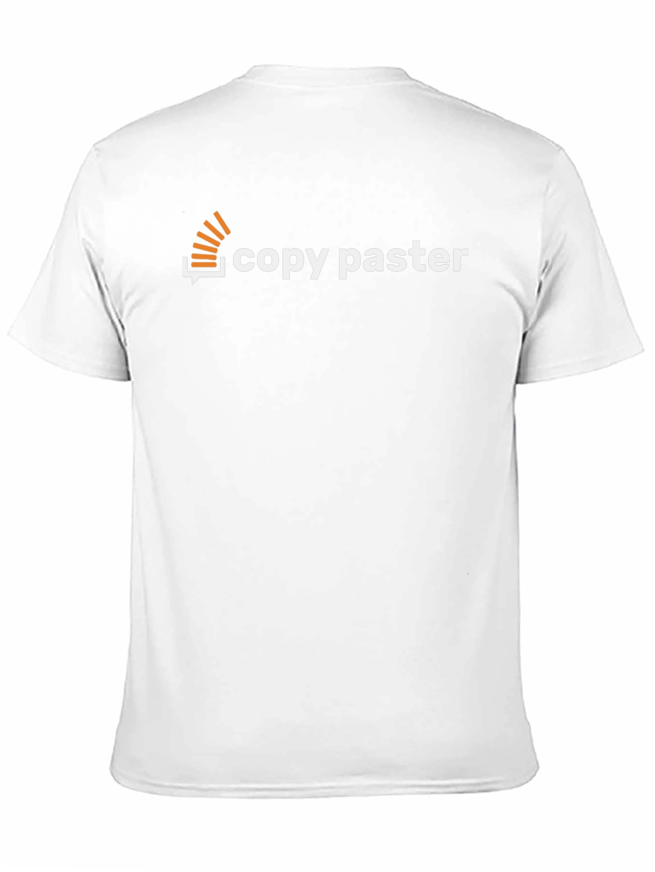 Black Copy Paster T-Shirt: Funny Programmer Shirt view 11