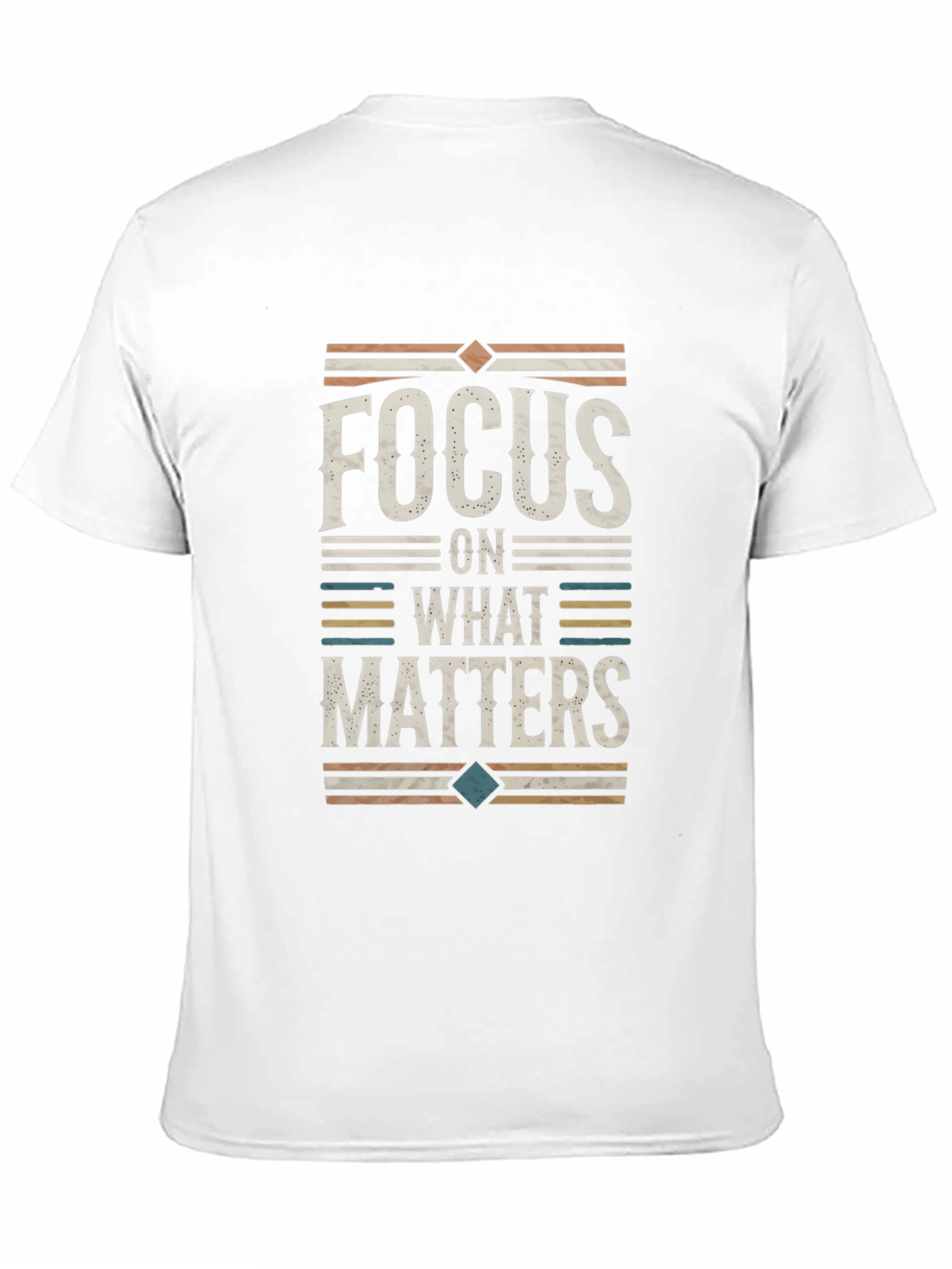 Black Focus on What Matters Graphic Tee view 11