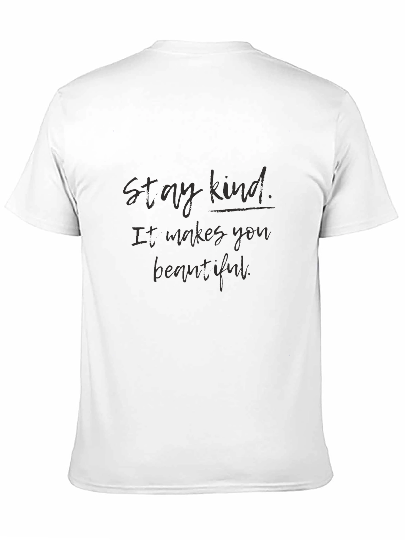 Black Stay Kind Graphic Tee - Inspirational Message view 11