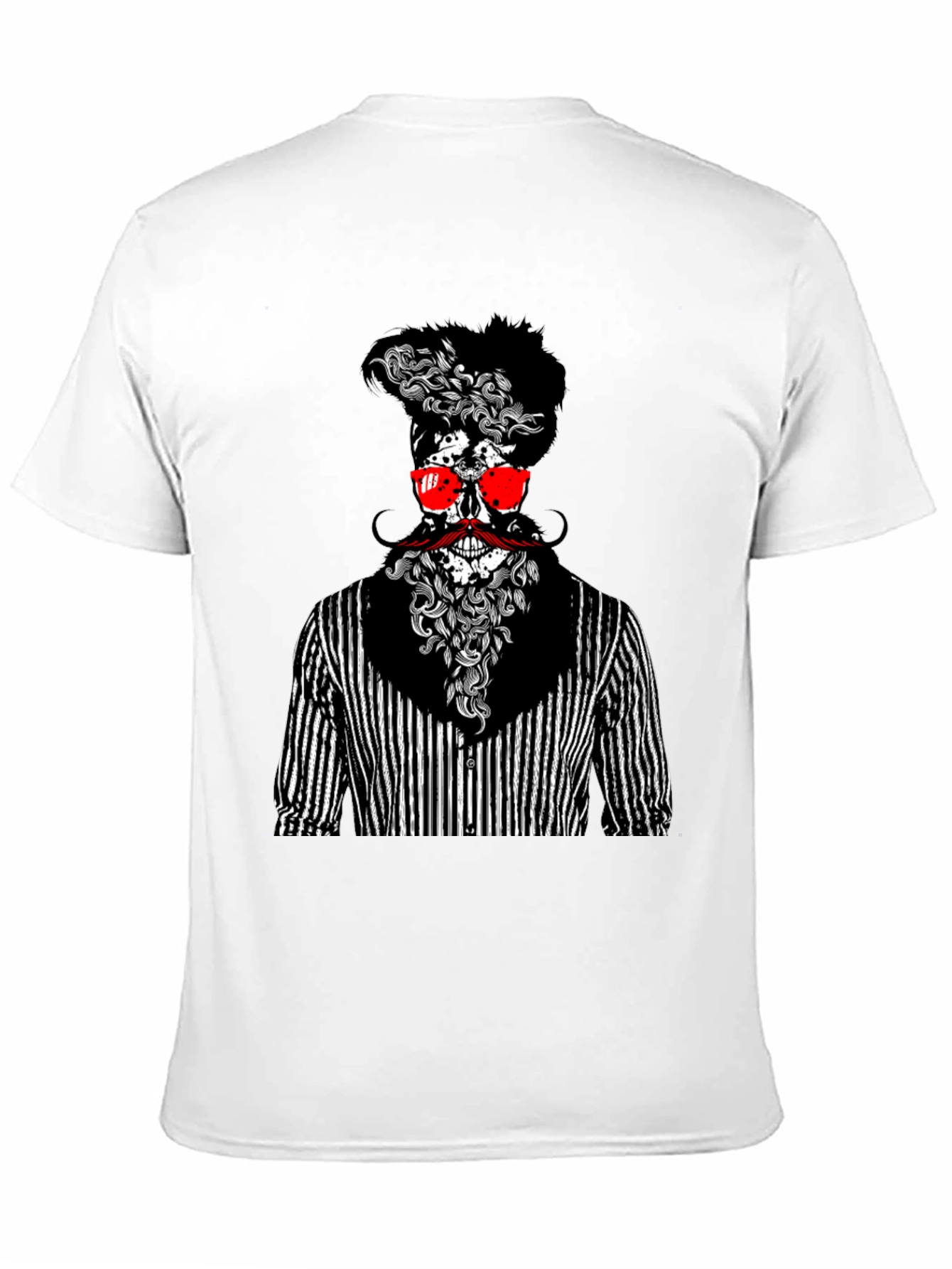 Black Skull Gentleman Graphic Tee - Unique Style view 11