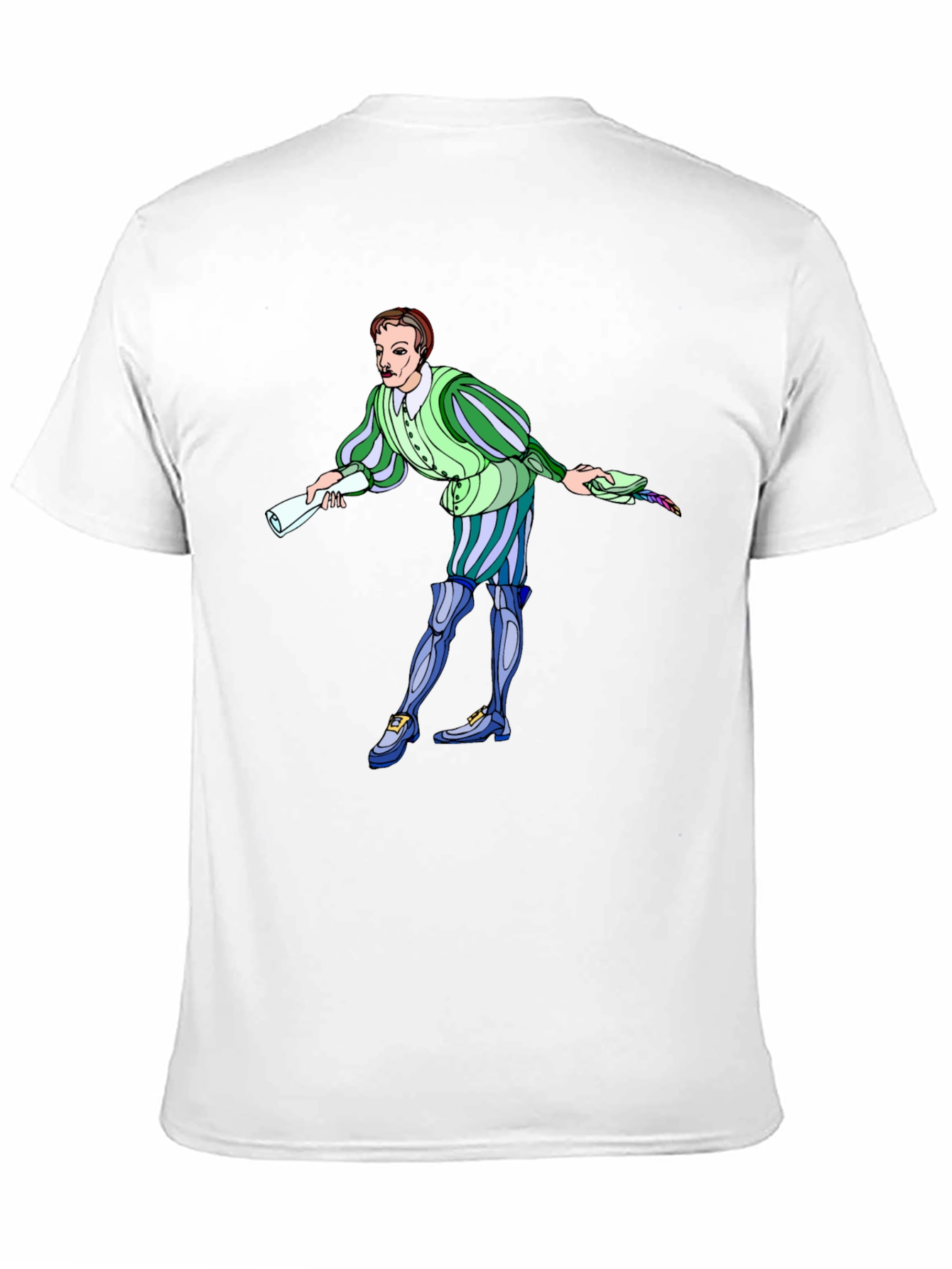 Black Renaissance Jester T-Shirt view 11