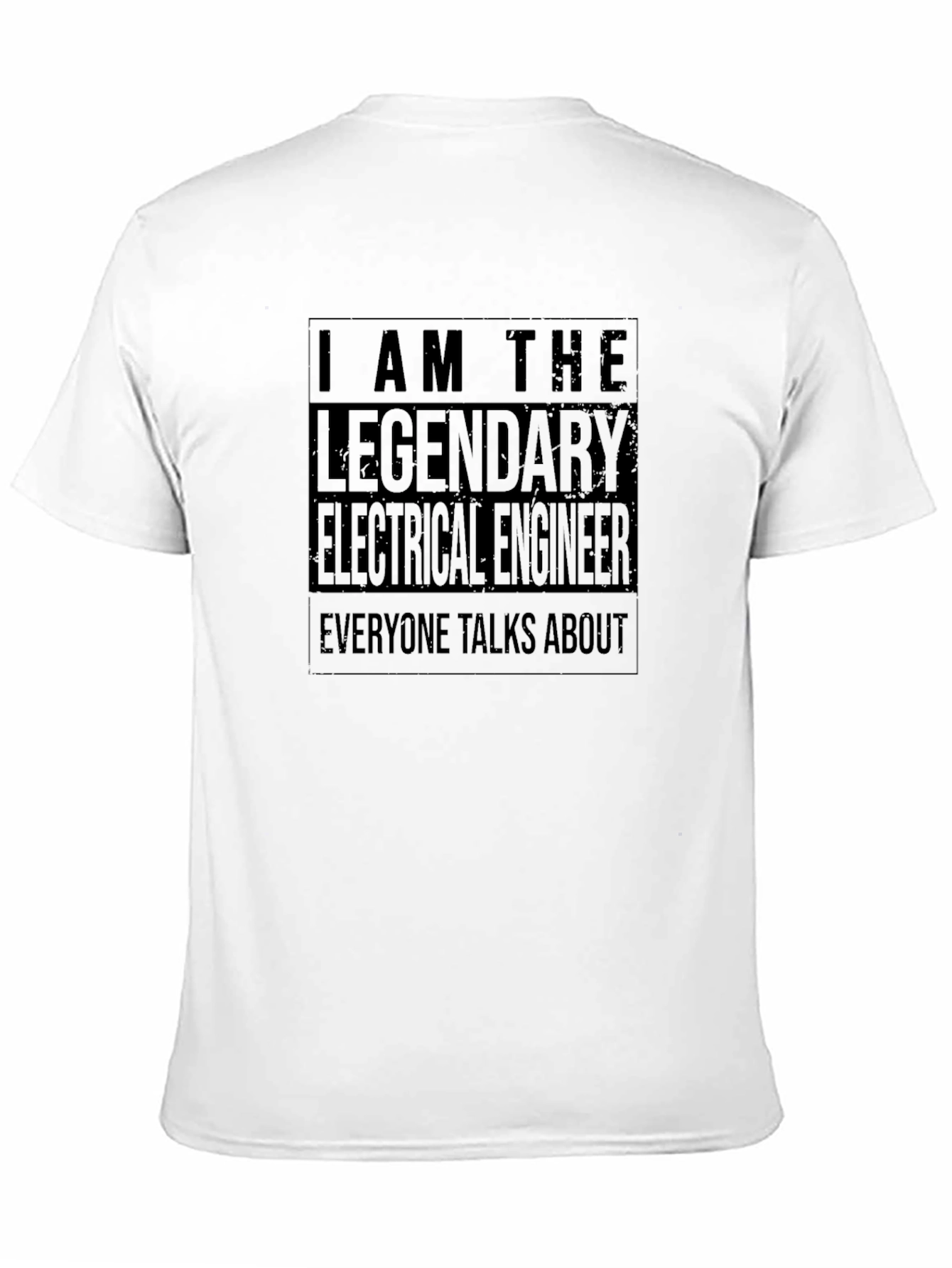 Black Legendary Electrical Engineer Black T-Shirt view 11