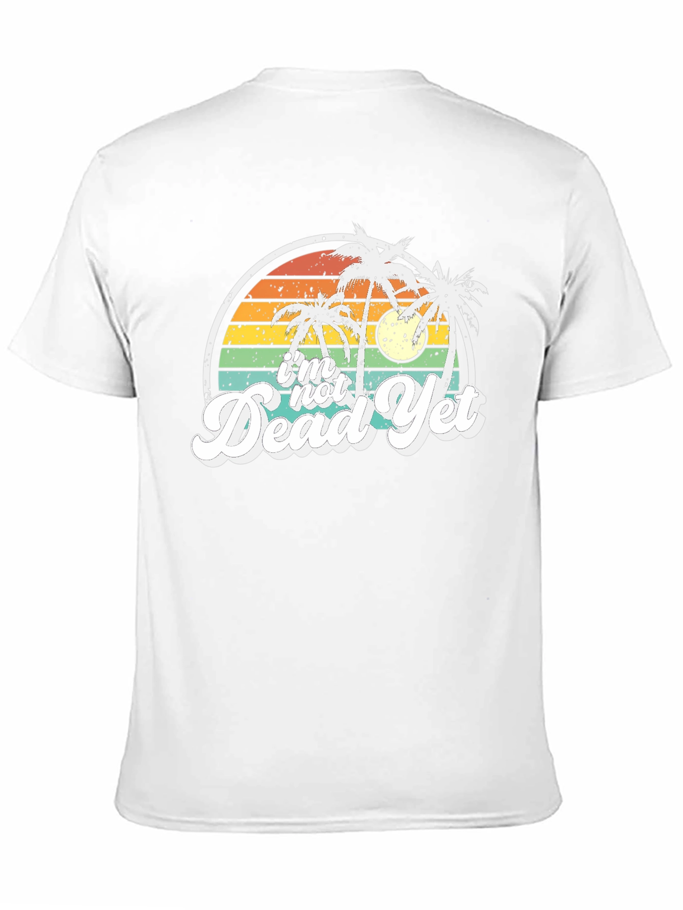 Black I'm Not Dead Yet Graphic T-Shirt view 11