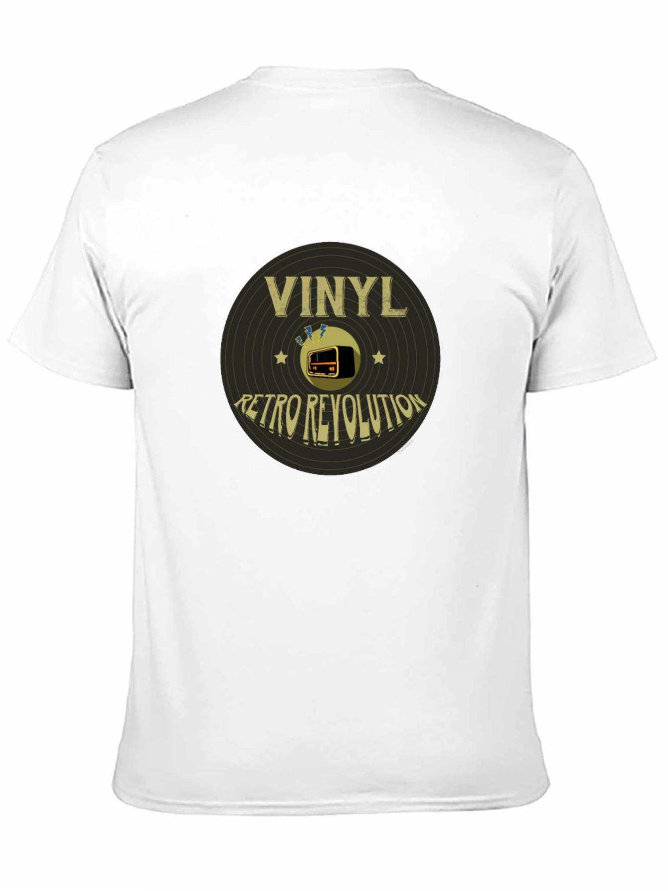 Retro Vinyl Revolution Black T-Shirt - 11