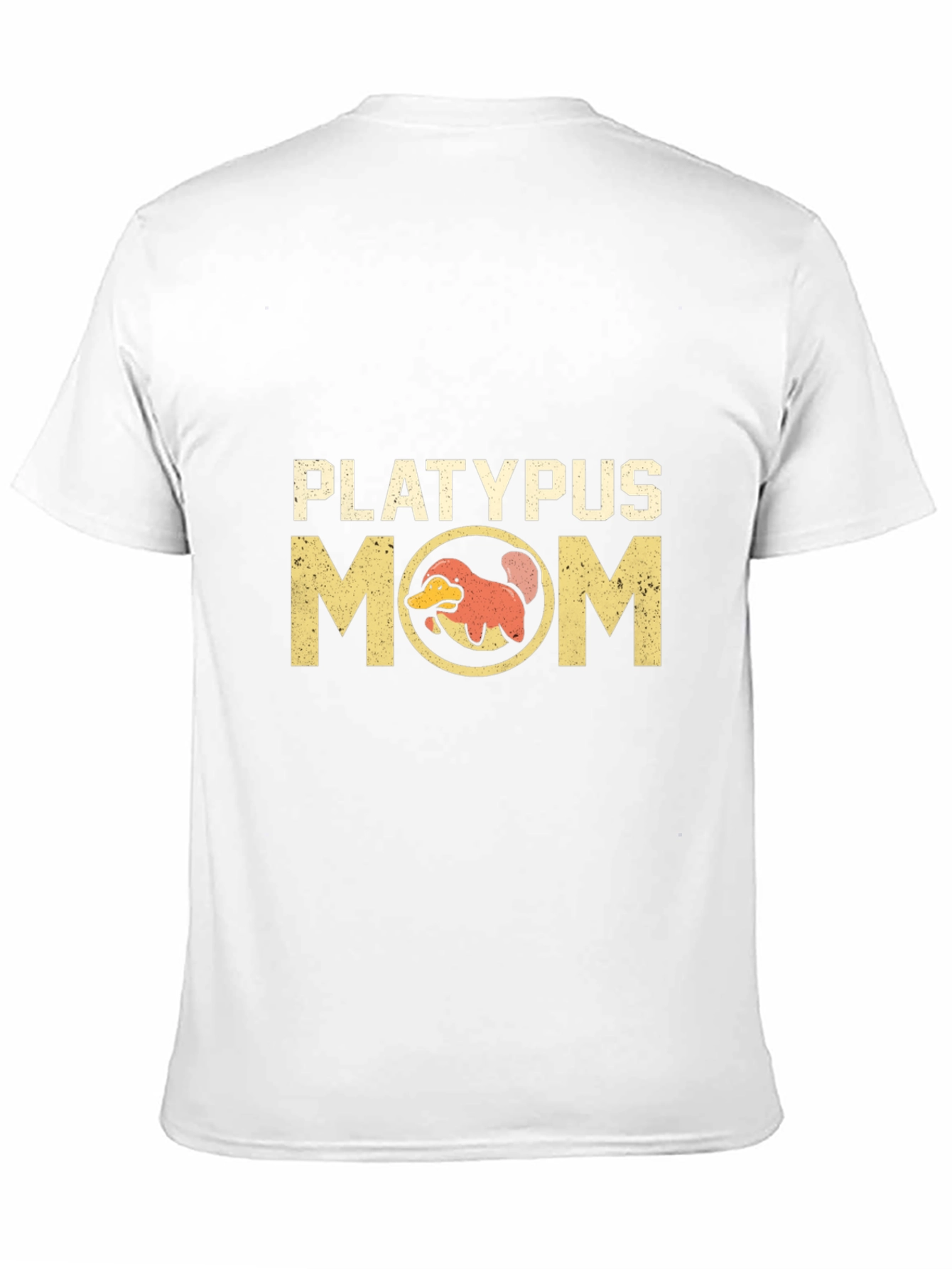 Black Platypus Mom Black T-Shirt Novelty Design view 11