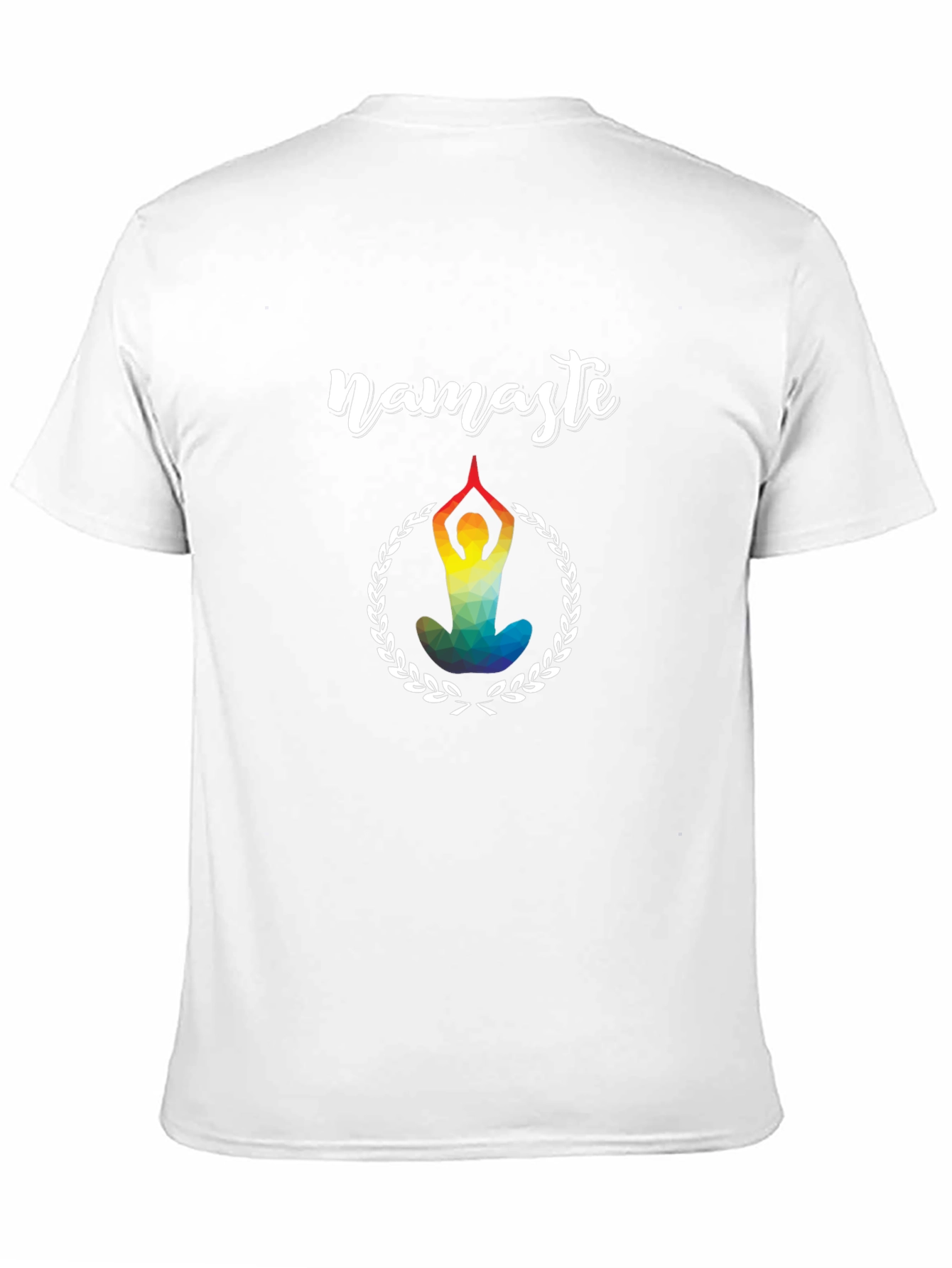 Black Namaste Yoga T-Shirt - Stylish Meditative Design view 11