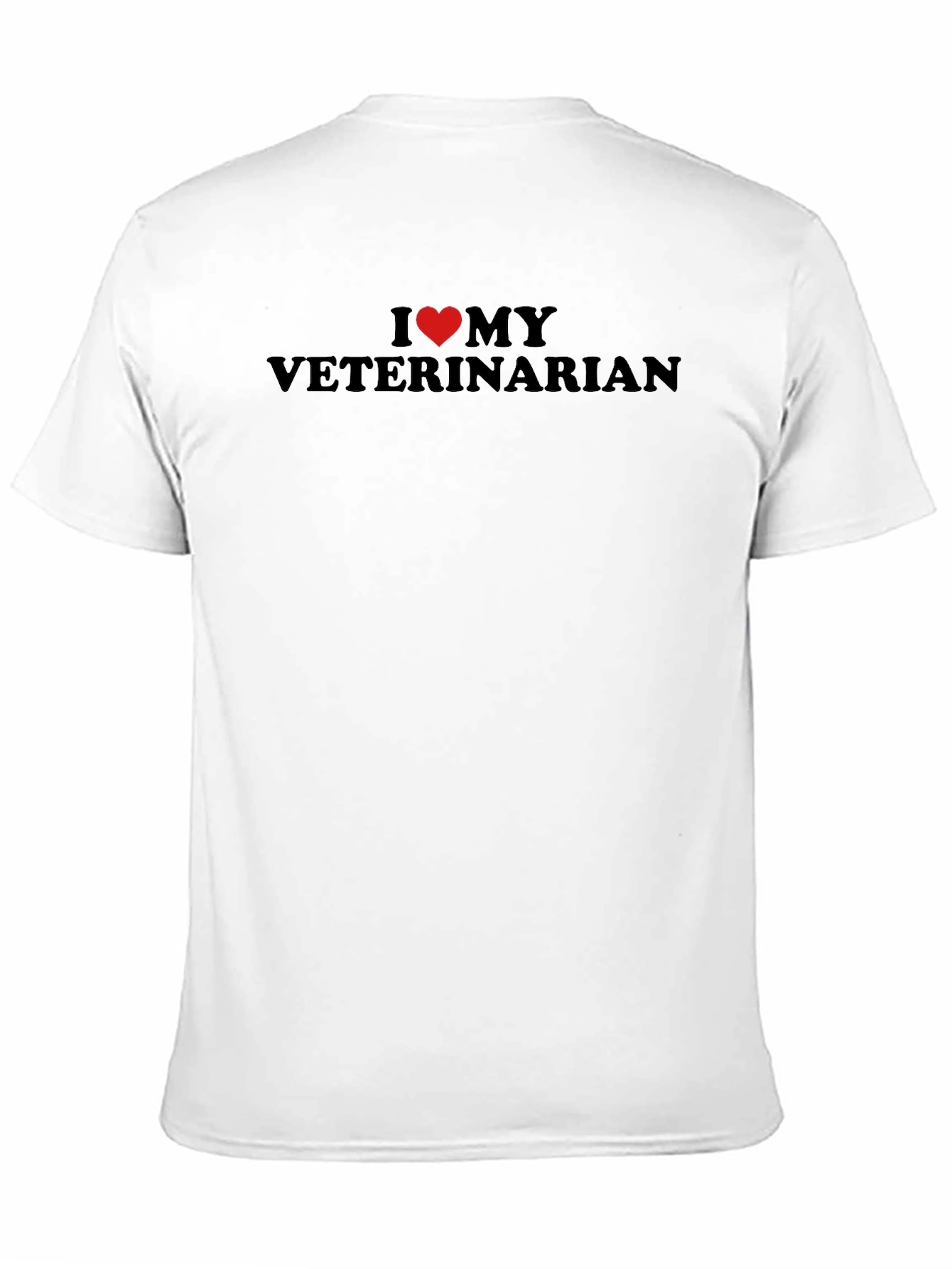 Black I Love My Veterinarian Black T-Shirt view 11