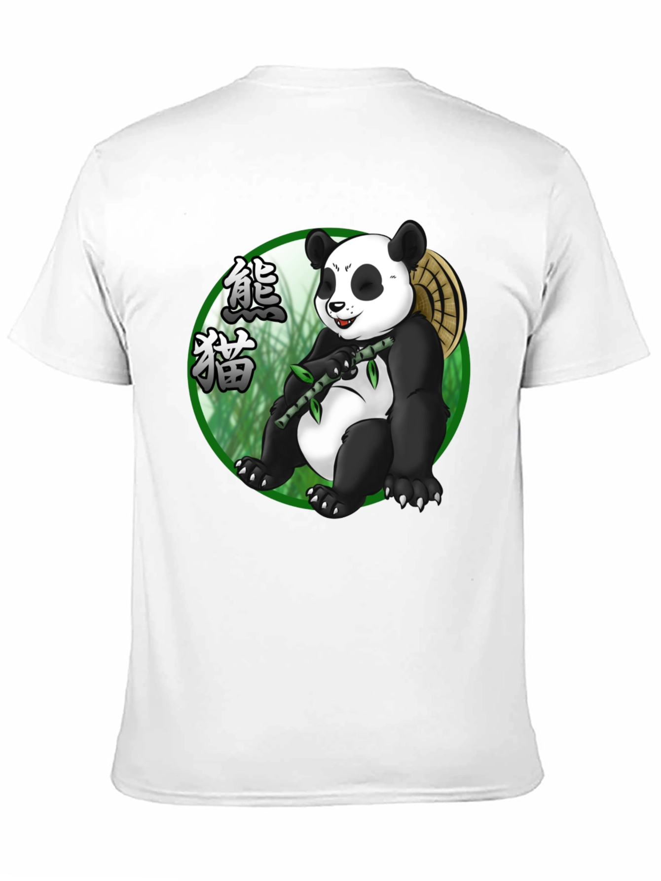Black Panda Graphic Black T-Shirt - Unique Panda Bear Design view 11