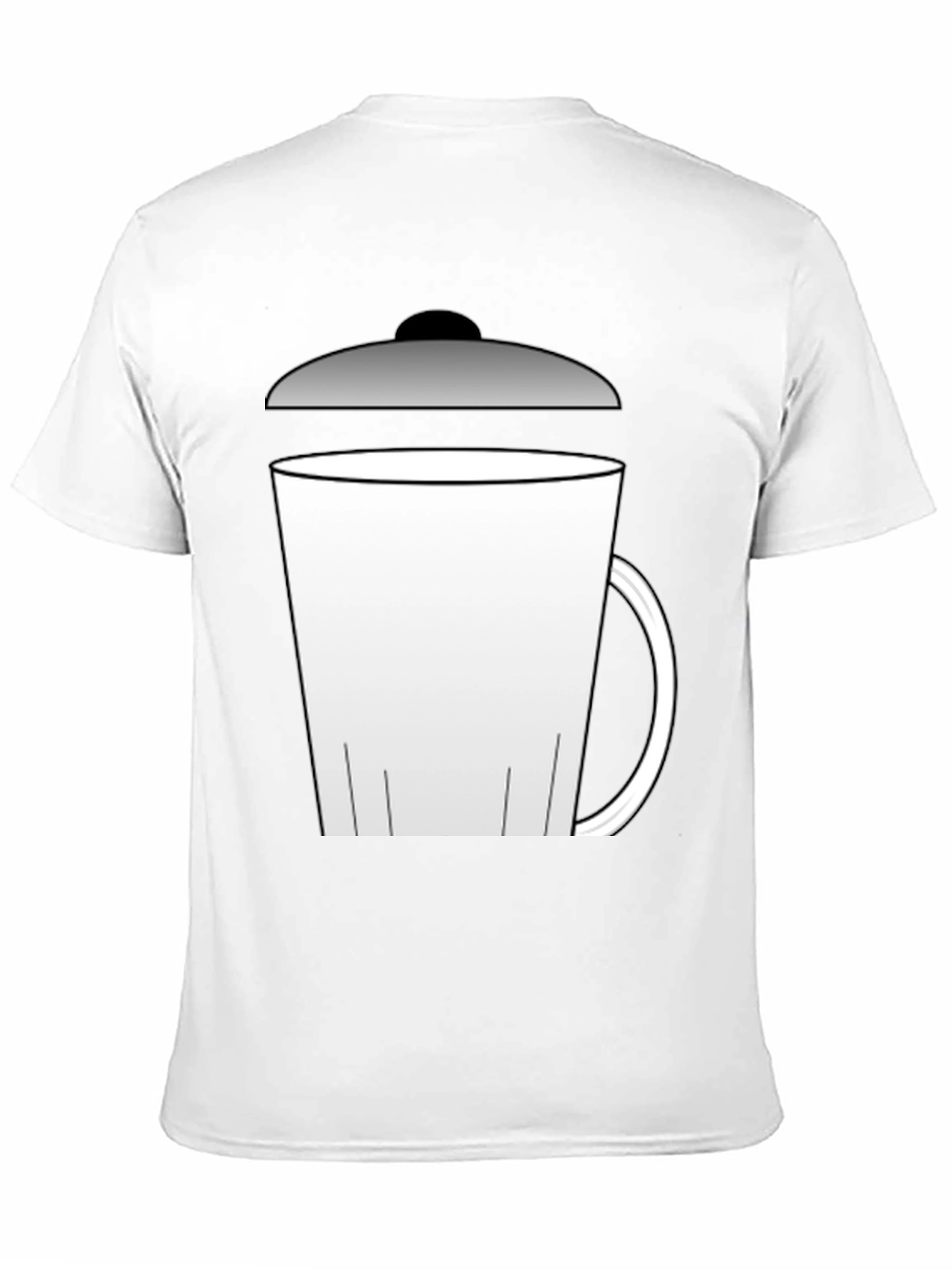 Black Novelty Trash Can T-Shirt - Funny Graphic Tee view 11