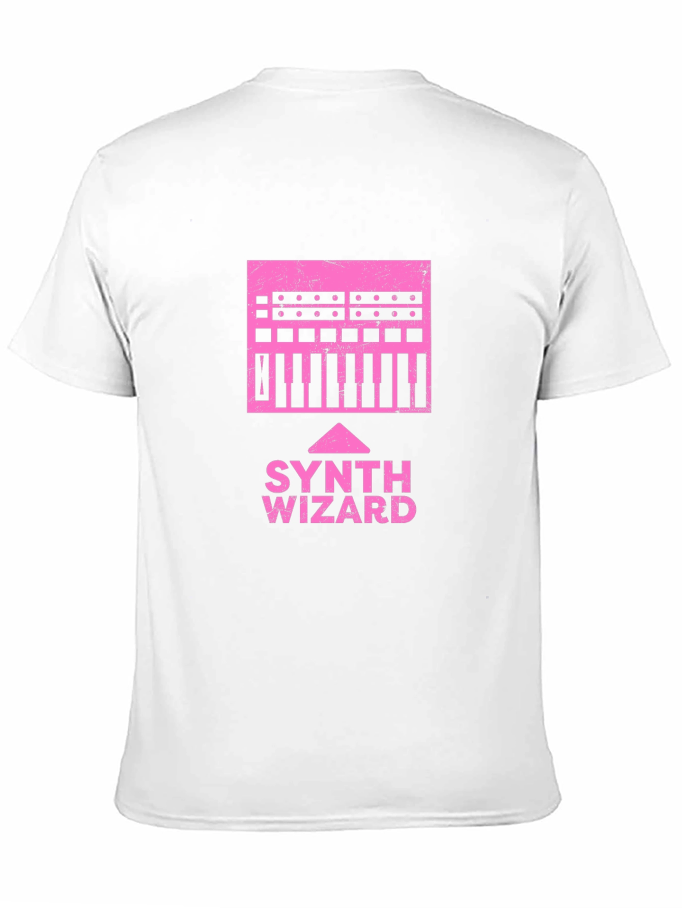 Black Synth Wizard Graphic T-Shirt - Black view 11