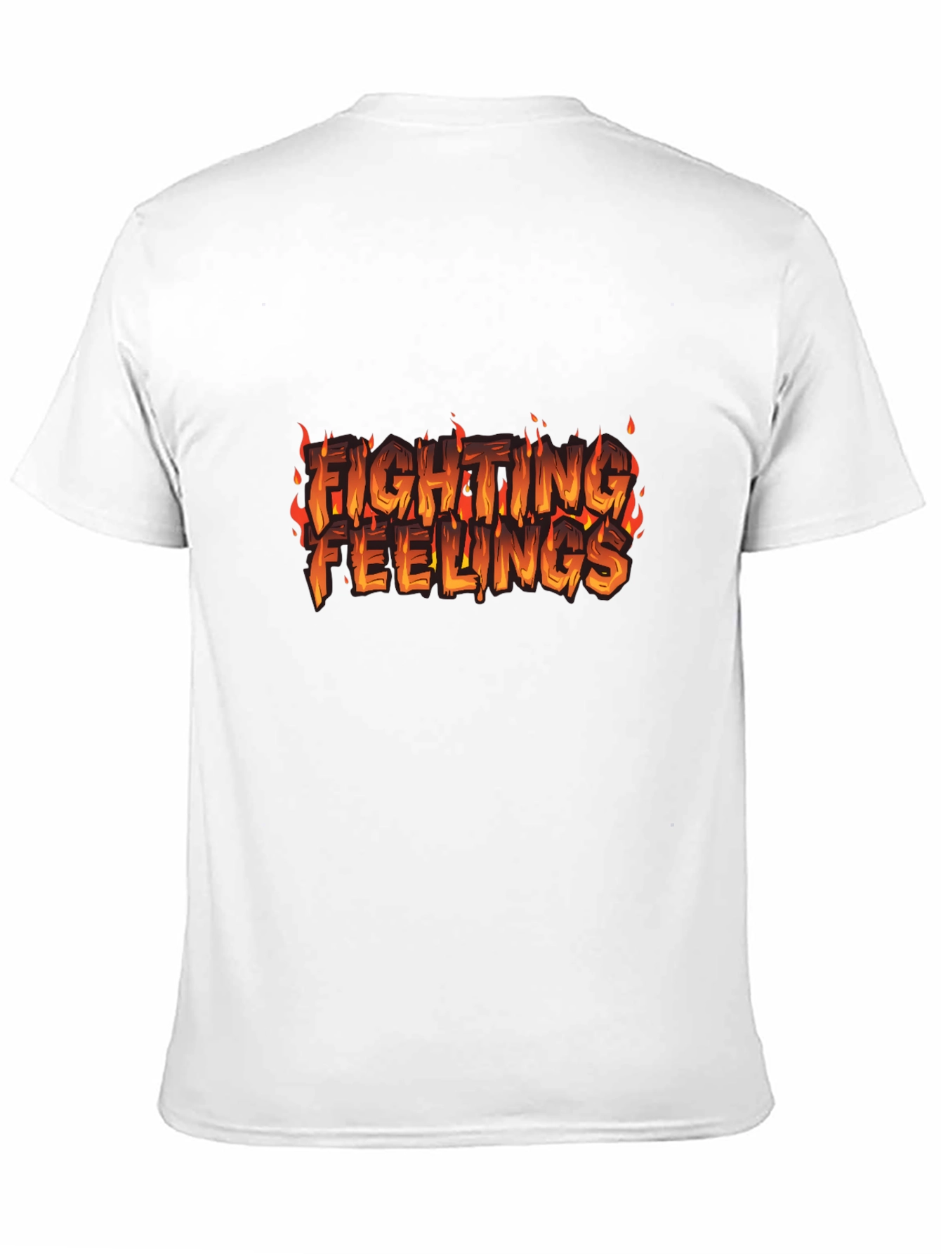 Black Fighting Feelings Graphic Tee - Black view 11