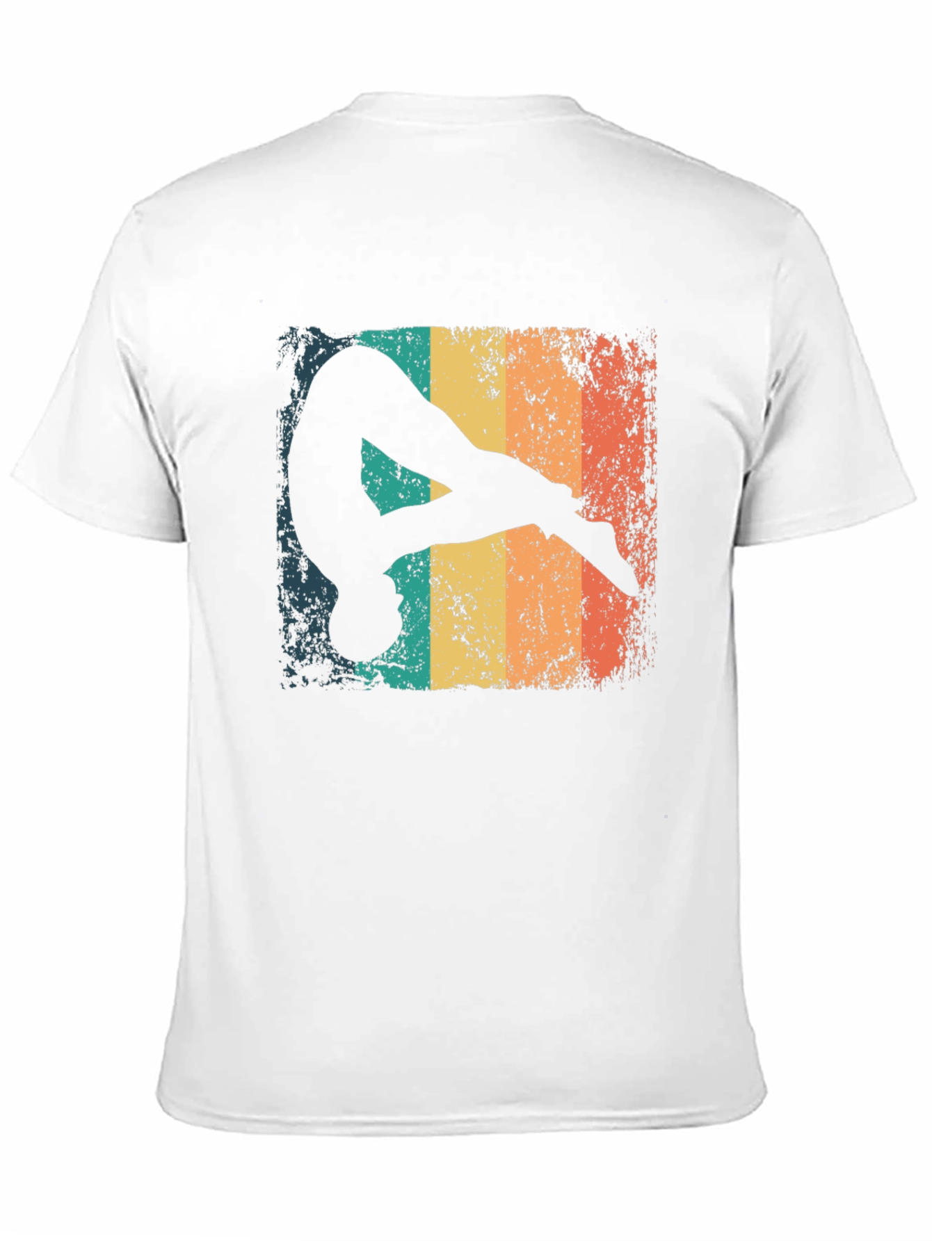 Black Retro Gymnast Graphic T-Shirt view 11