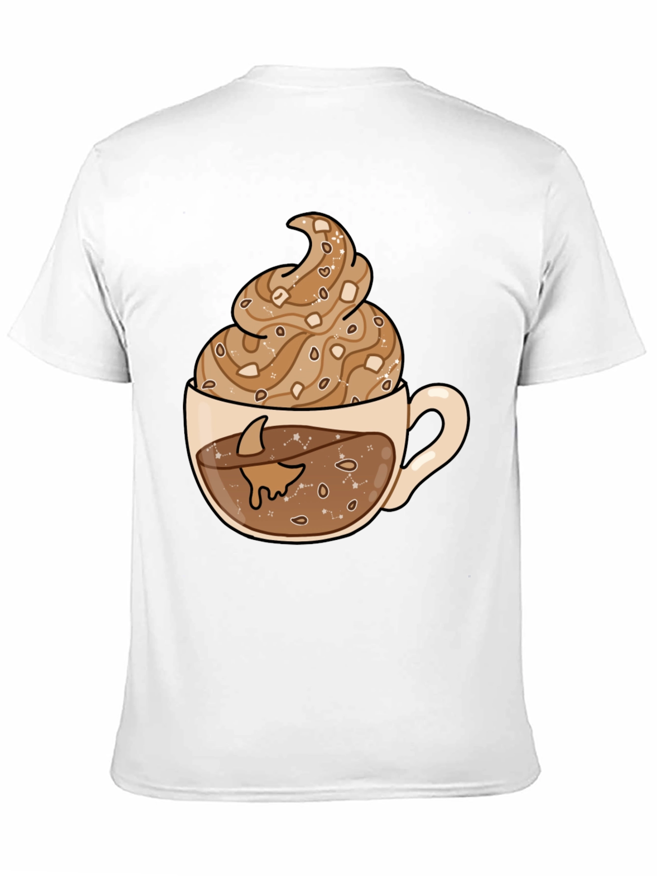 Black Coffee & Constellations Graphic Tee view 11