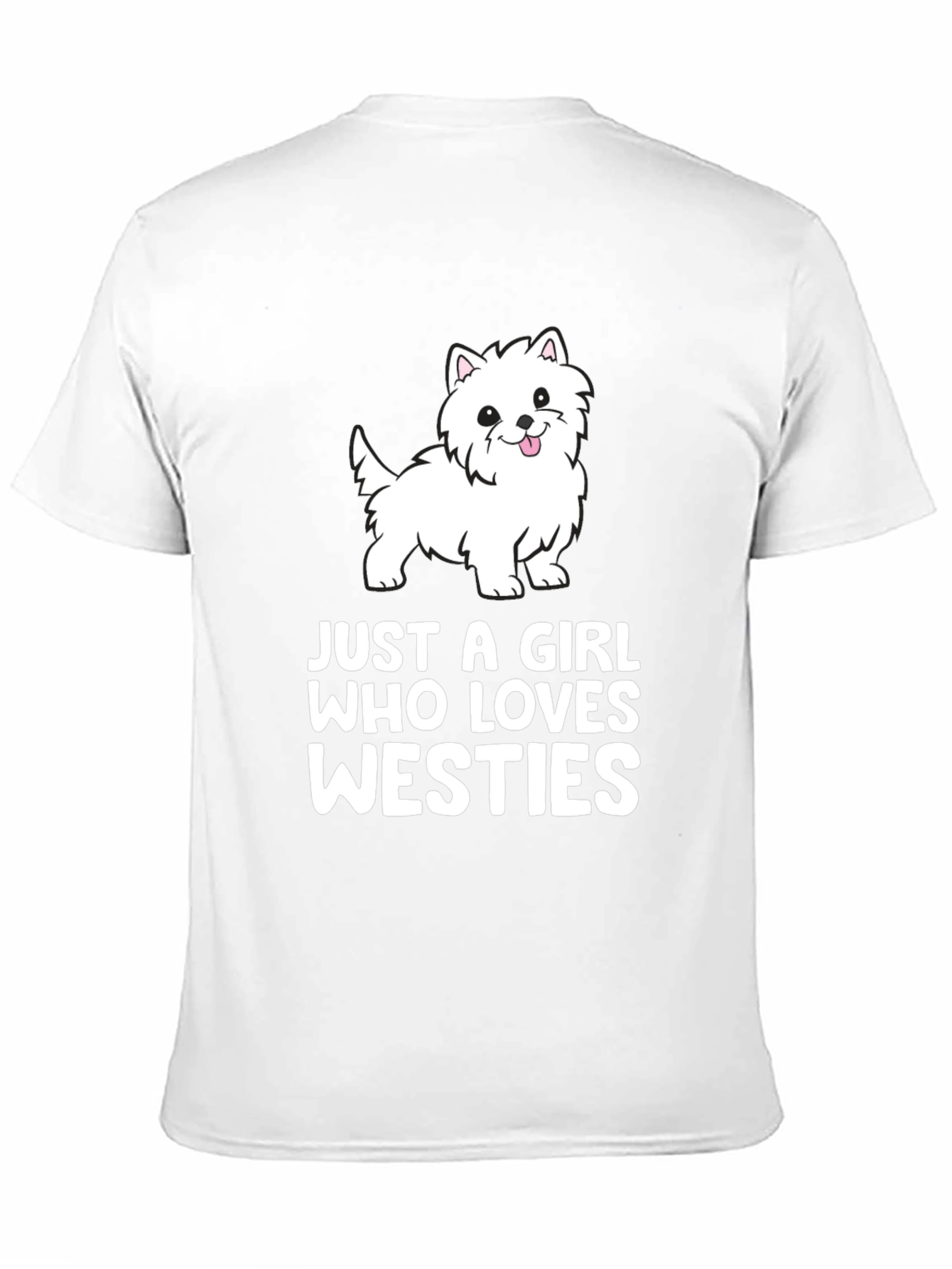 Westie Dog Lover Black T-Shirt - 11