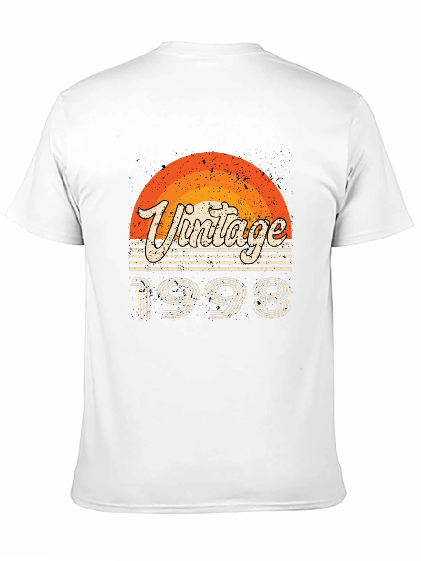 Black Vintage 1998 Graphic Tee - Retro Style view 11
