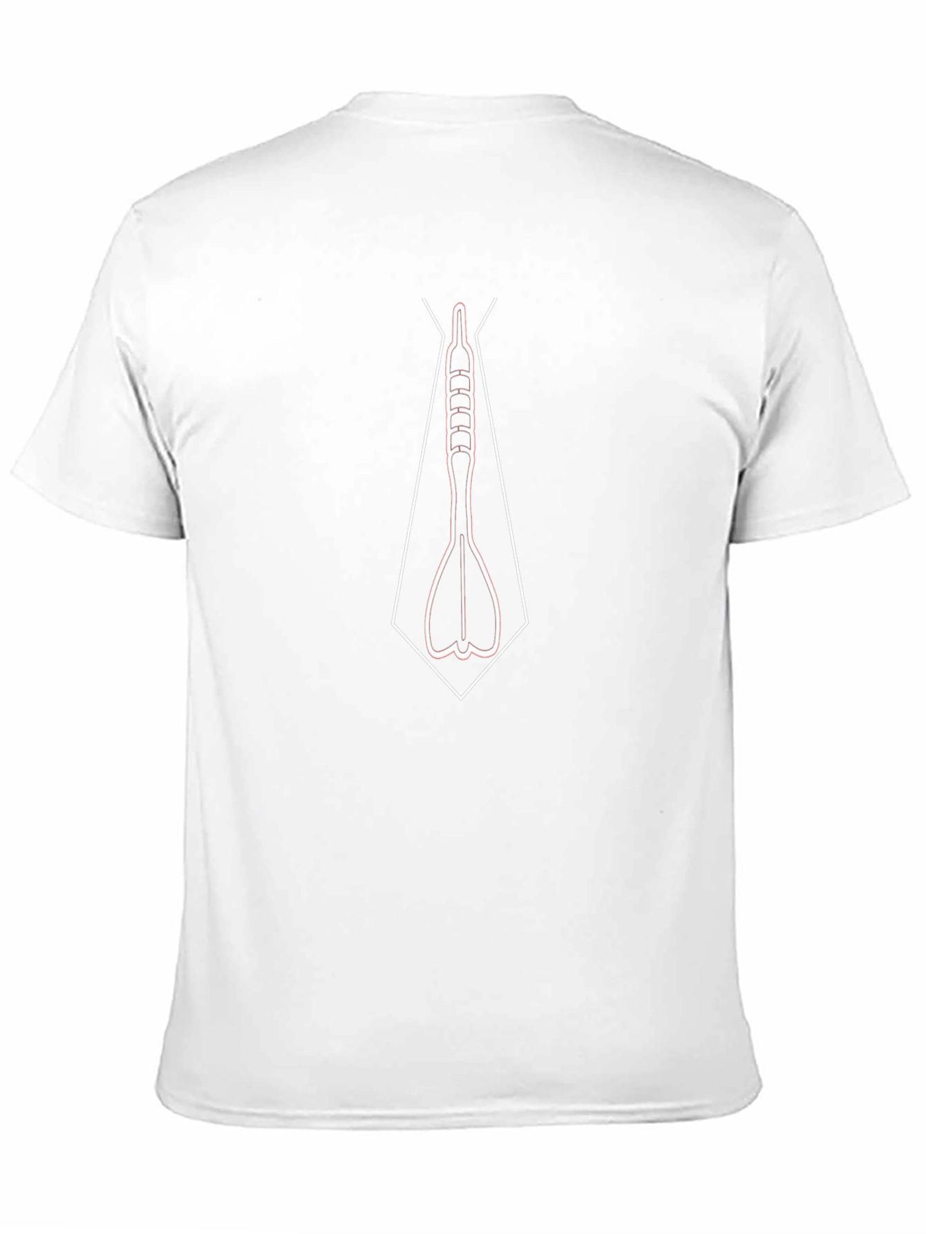 Black Dart Tie Graphic T-Shirt - Stylish & Unique Tee view 11